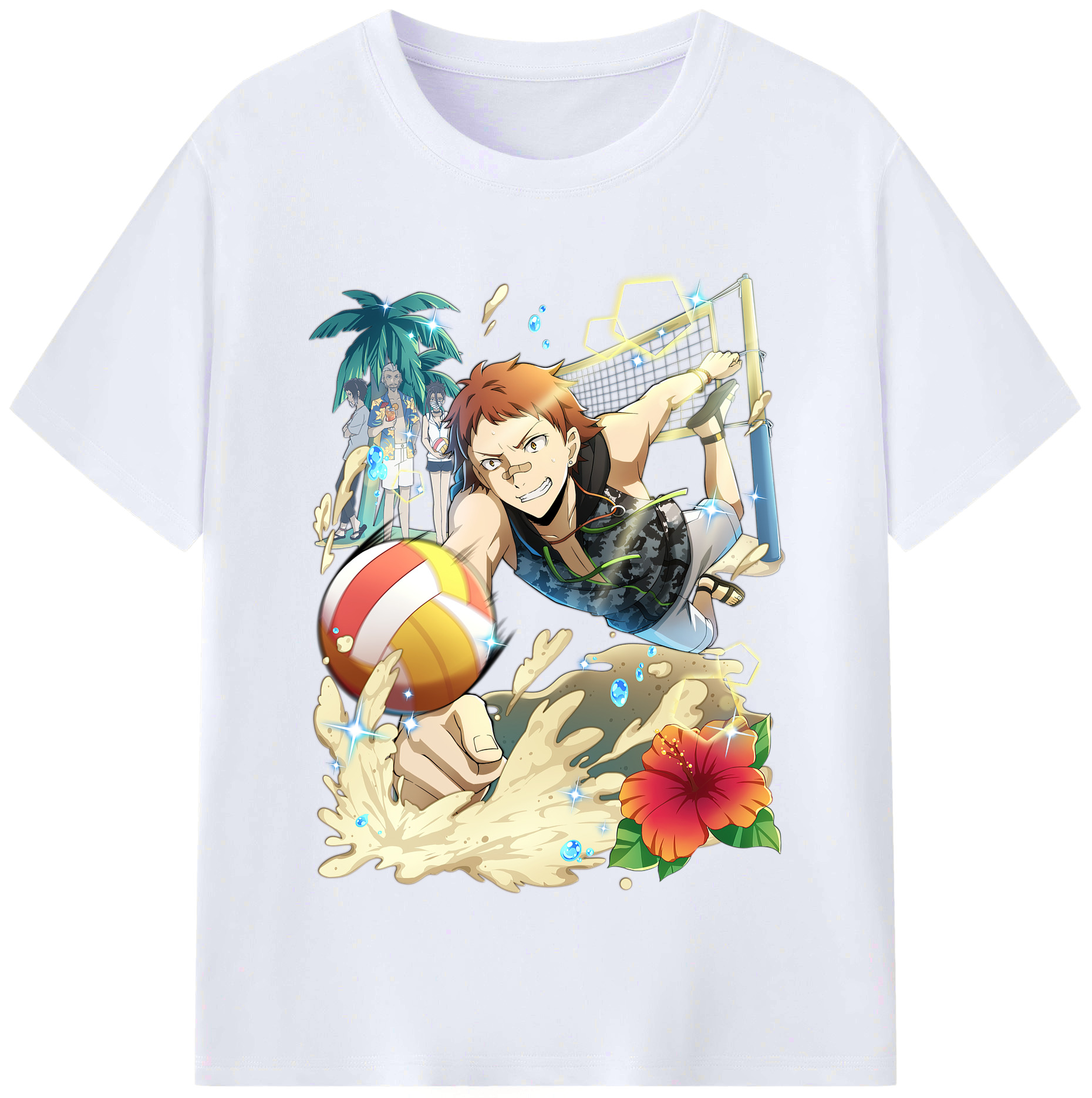 （画像用） 文豪ストレイドッグス Bungo Stray Dogs レディースカジュアルプリントTシャツ（綿100％）