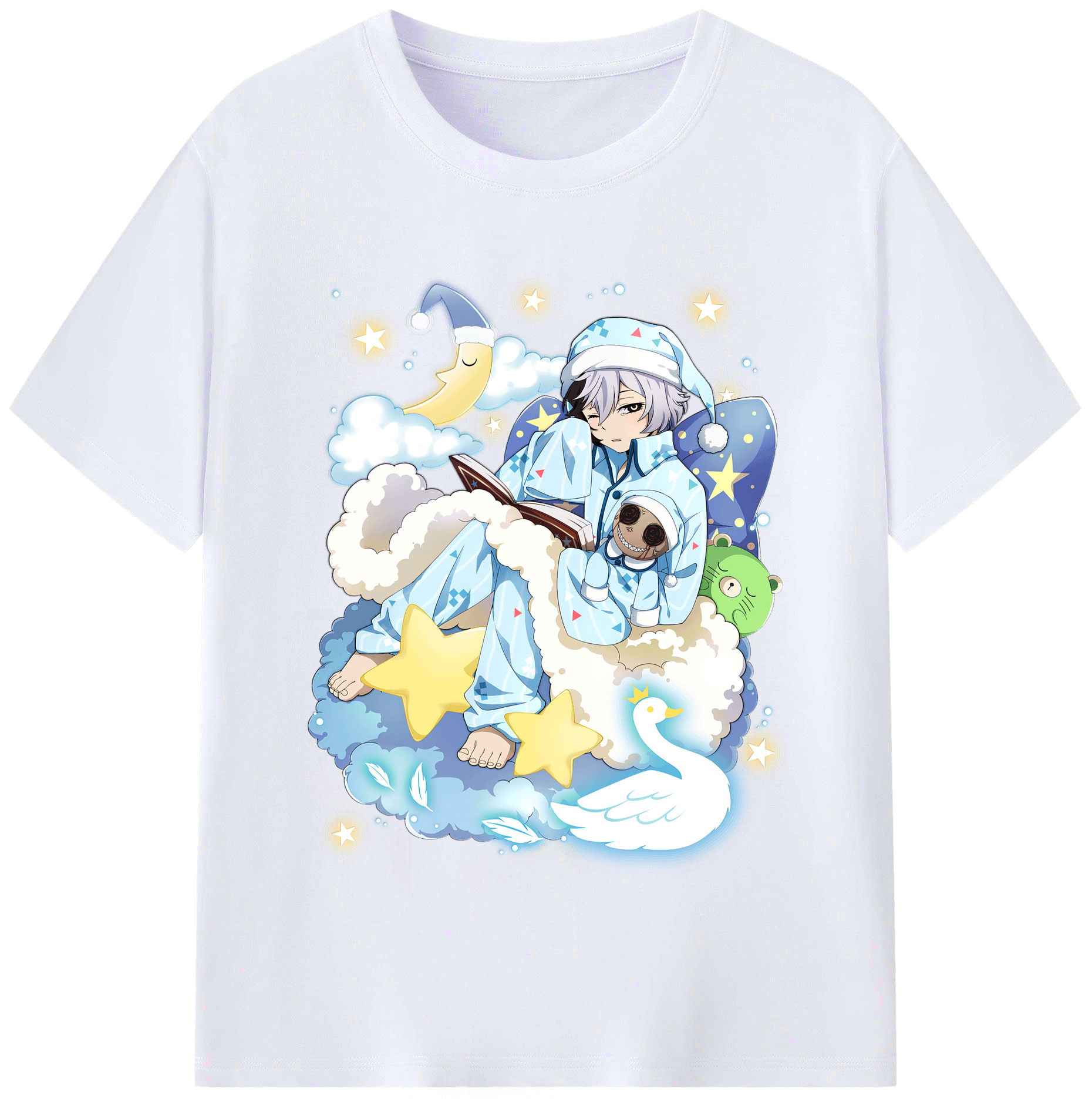 （画像用） 文豪ストレイドッグス Bungo Stray Dogs レディースカジュアルプリントTシャツ（綿100％）