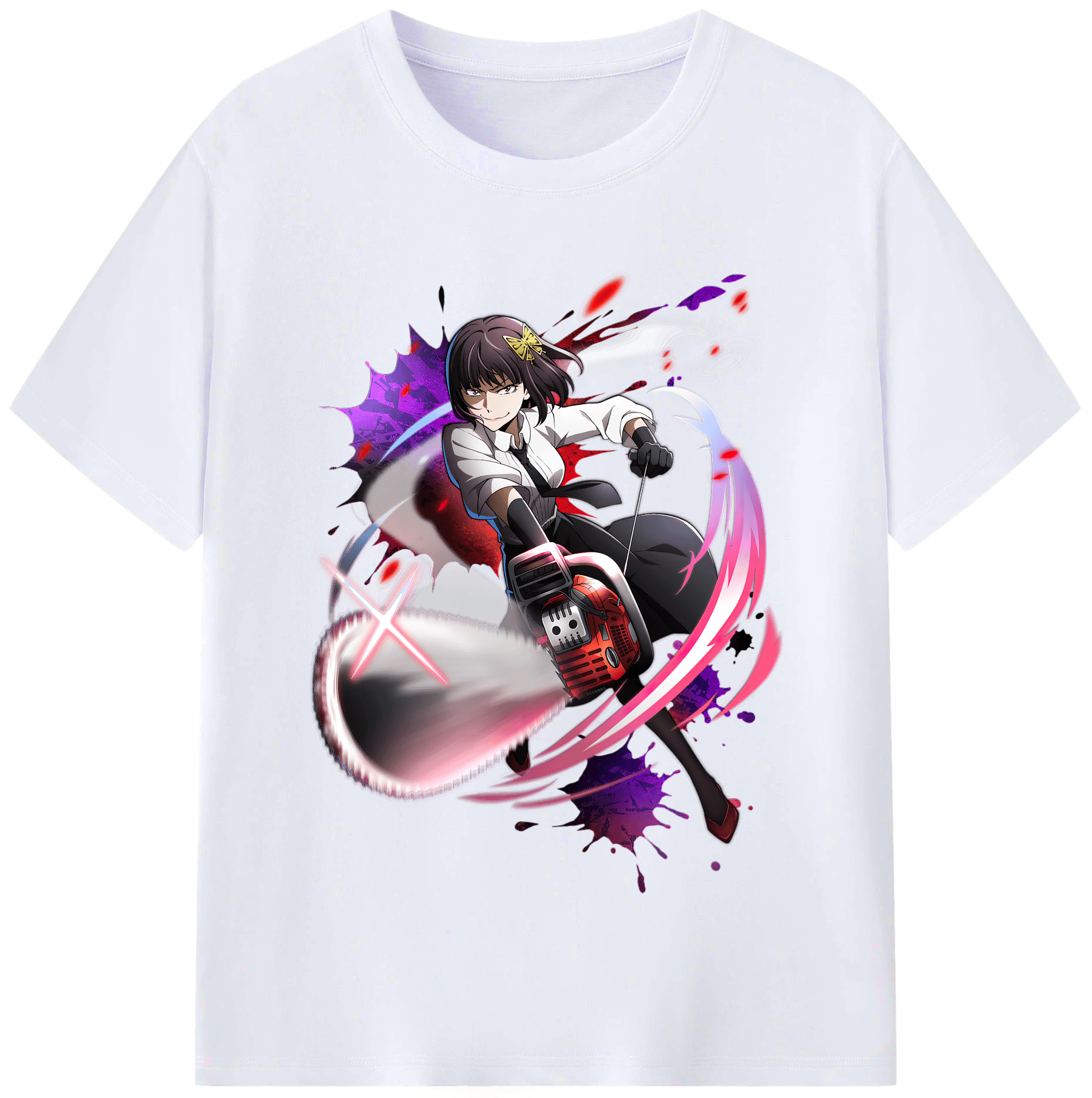 （画像用） 文豪ストレイドッグス Bungo Stray Dogs レディースカジュアルプリントTシャツ（綿100％）