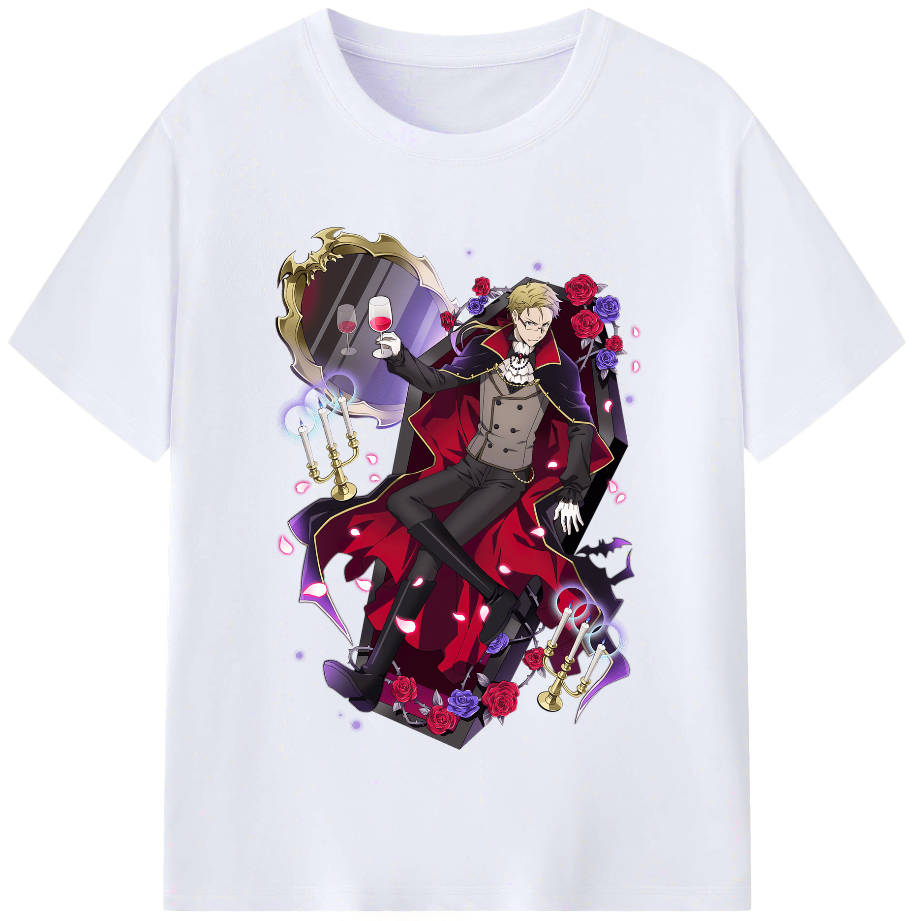 （画像用） 文豪ストレイドッグス Bungo Stray Dogs レディースカジュアルプリントTシャツ（綿100％）