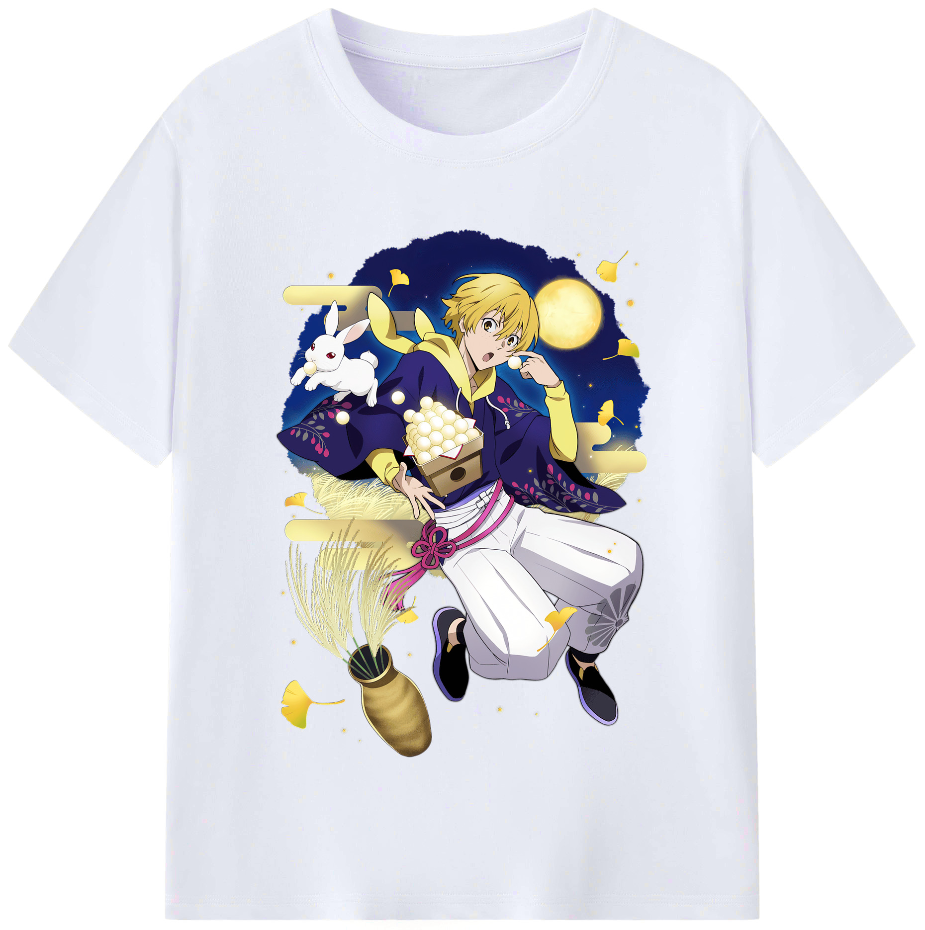 （画像用） 文豪ストレイドッグス Bungo Stray Dogs レディースカジュアルプリントTシャツ（綿100％）