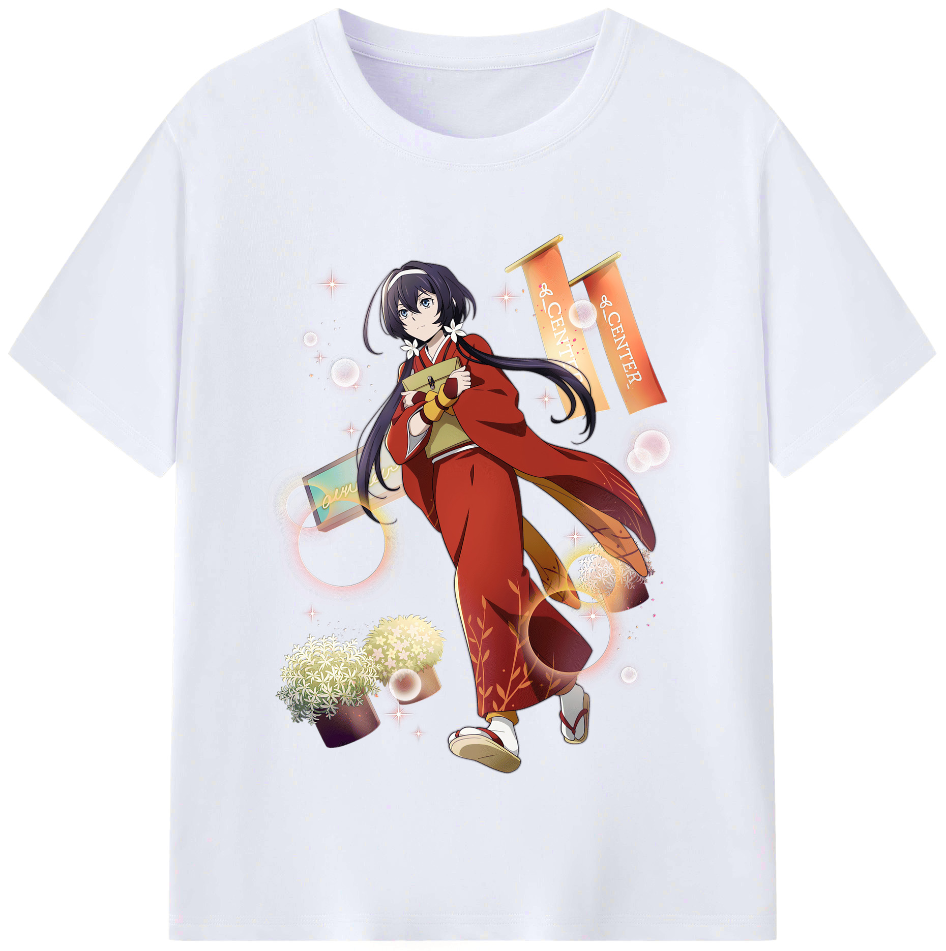 （画像用） 文豪ストレイドッグス Bungo Stray Dogs レディースカジュアルプリントTシャツ（綿100％）