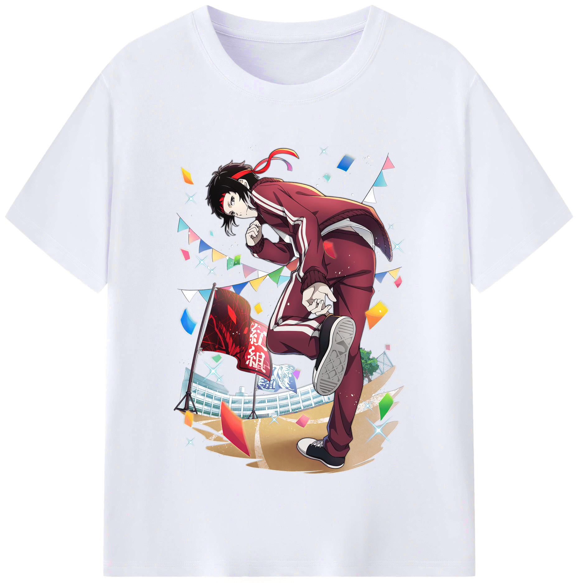 （画像用） 文豪ストレイドッグス Bungo Stray Dogs レディースカジュアルプリントTシャツ（綿100％）