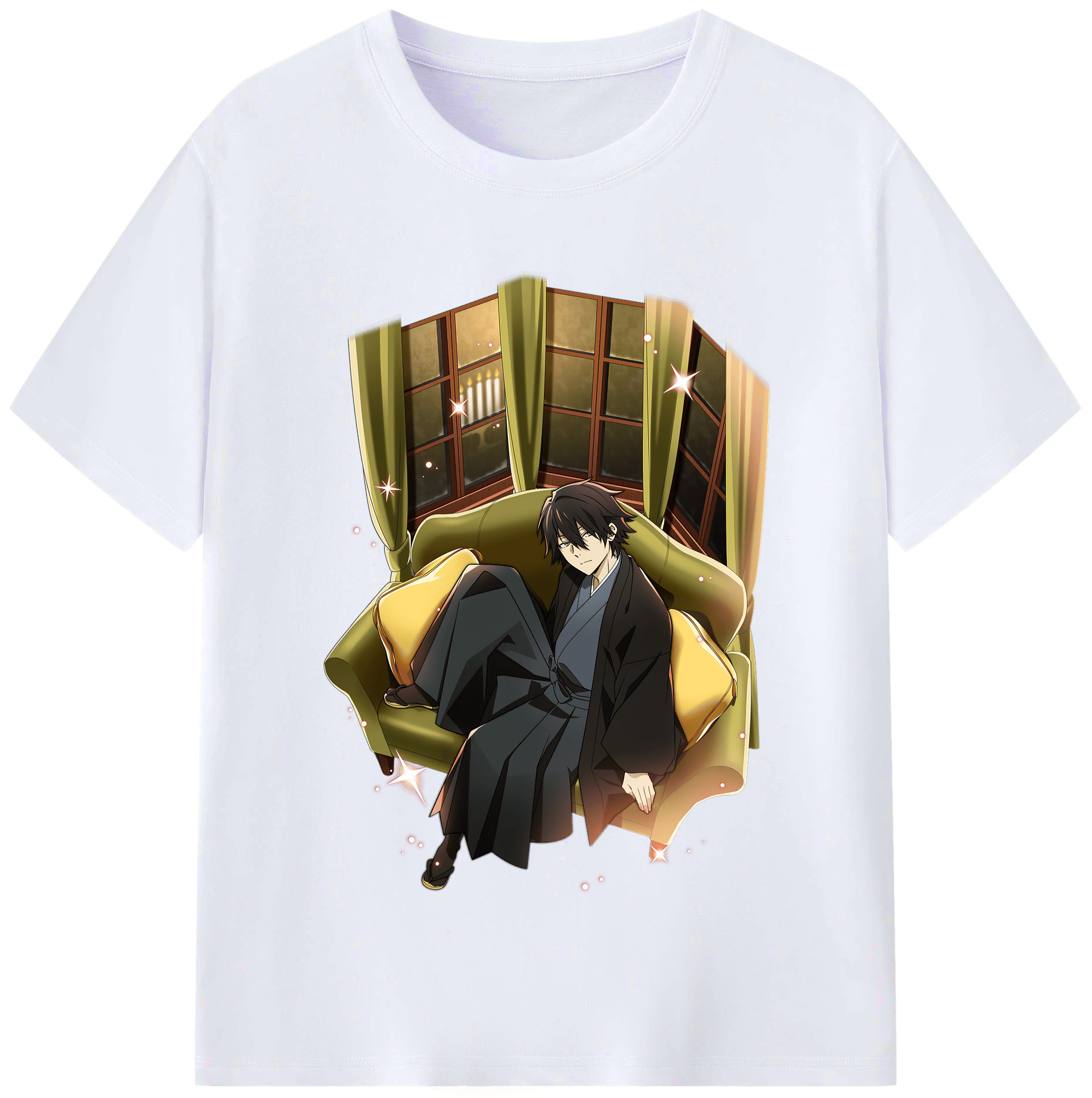 （画像用） 文豪ストレイドッグス Bungo Stray Dogs レディースカジュアルプリントTシャツ（綿100％）