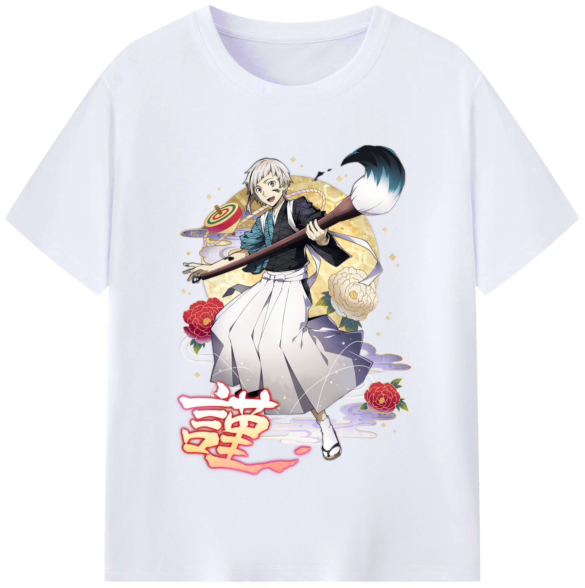 （画像用） 文豪ストレイドッグス Bungo Stray Dogs レディースカジュアルプリントTシャツ（綿100％）