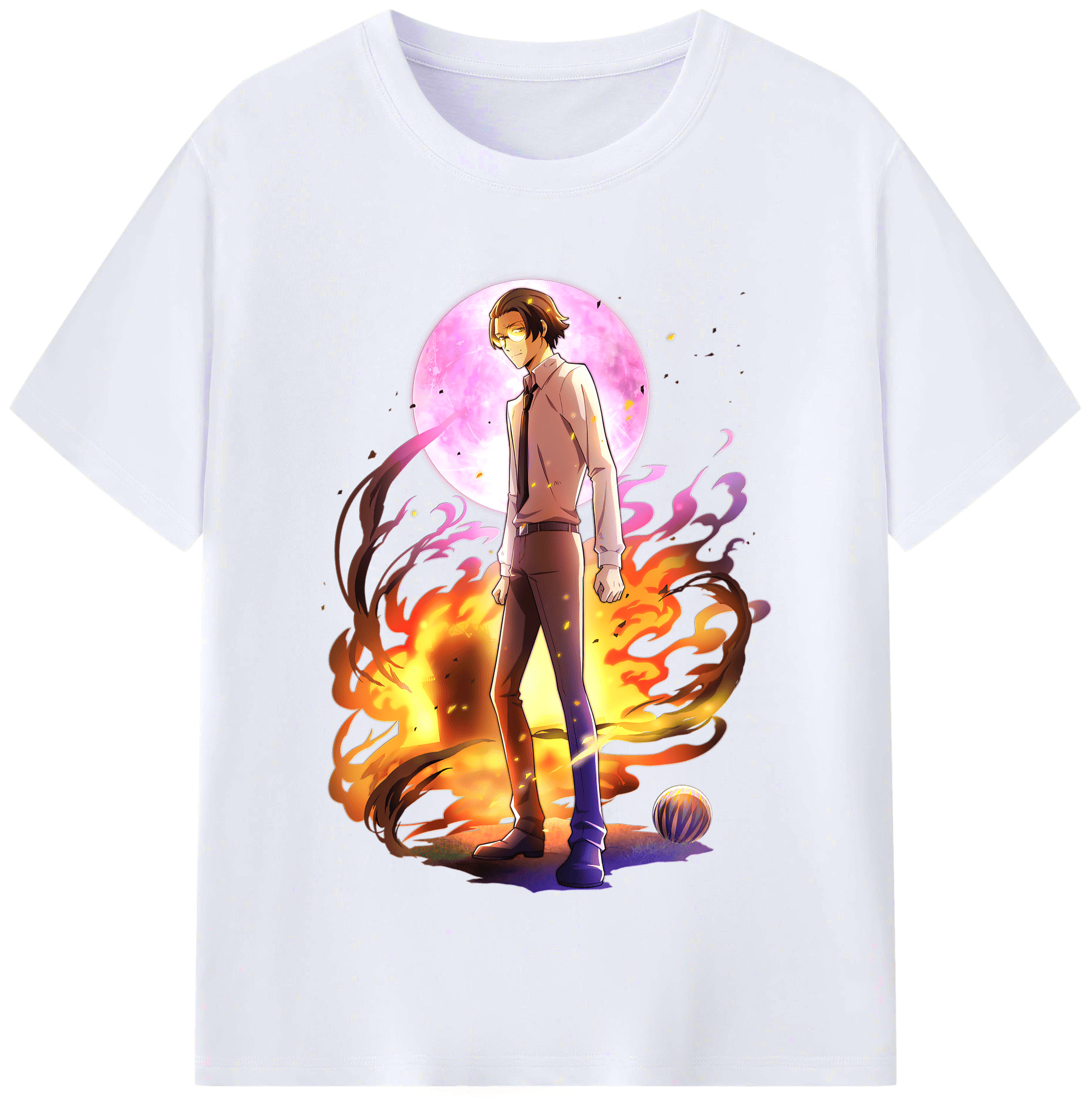 （画像用） 文豪ストレイドッグス Bungo Stray Dogs レディースカジュアルプリントTシャツ（綿100％）