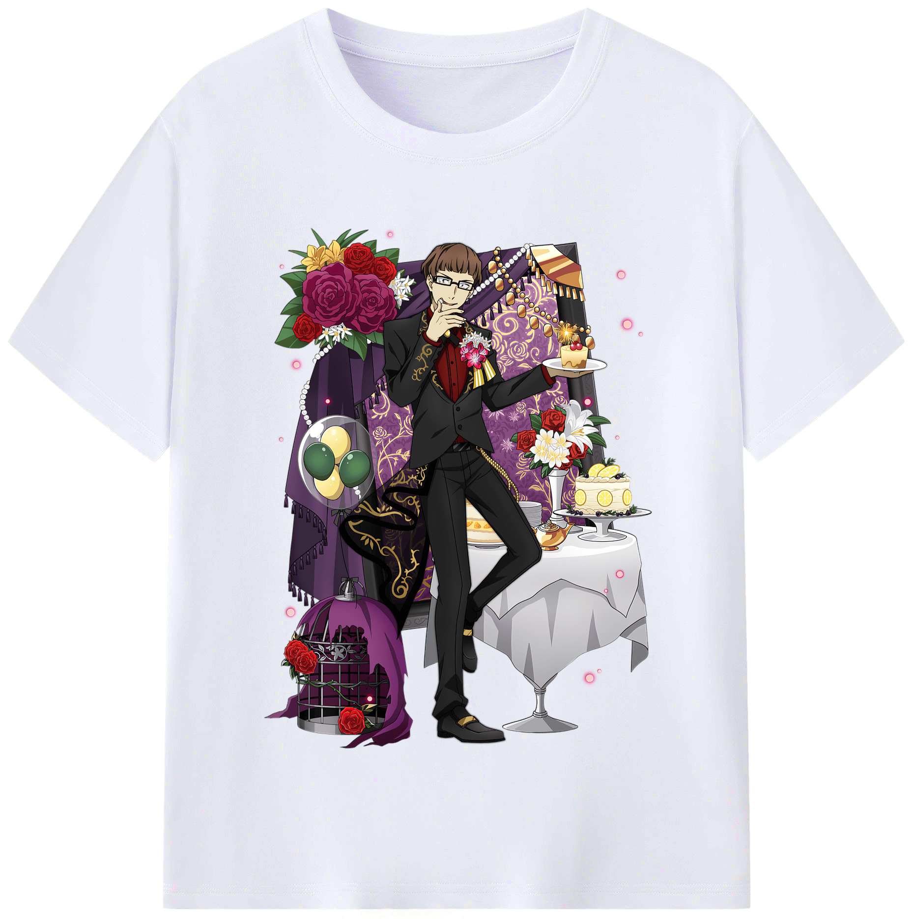 （画像用） 文豪ストレイドッグス Bungo Stray Dogs レディースカジュアルプリントTシャツ（綿100％）