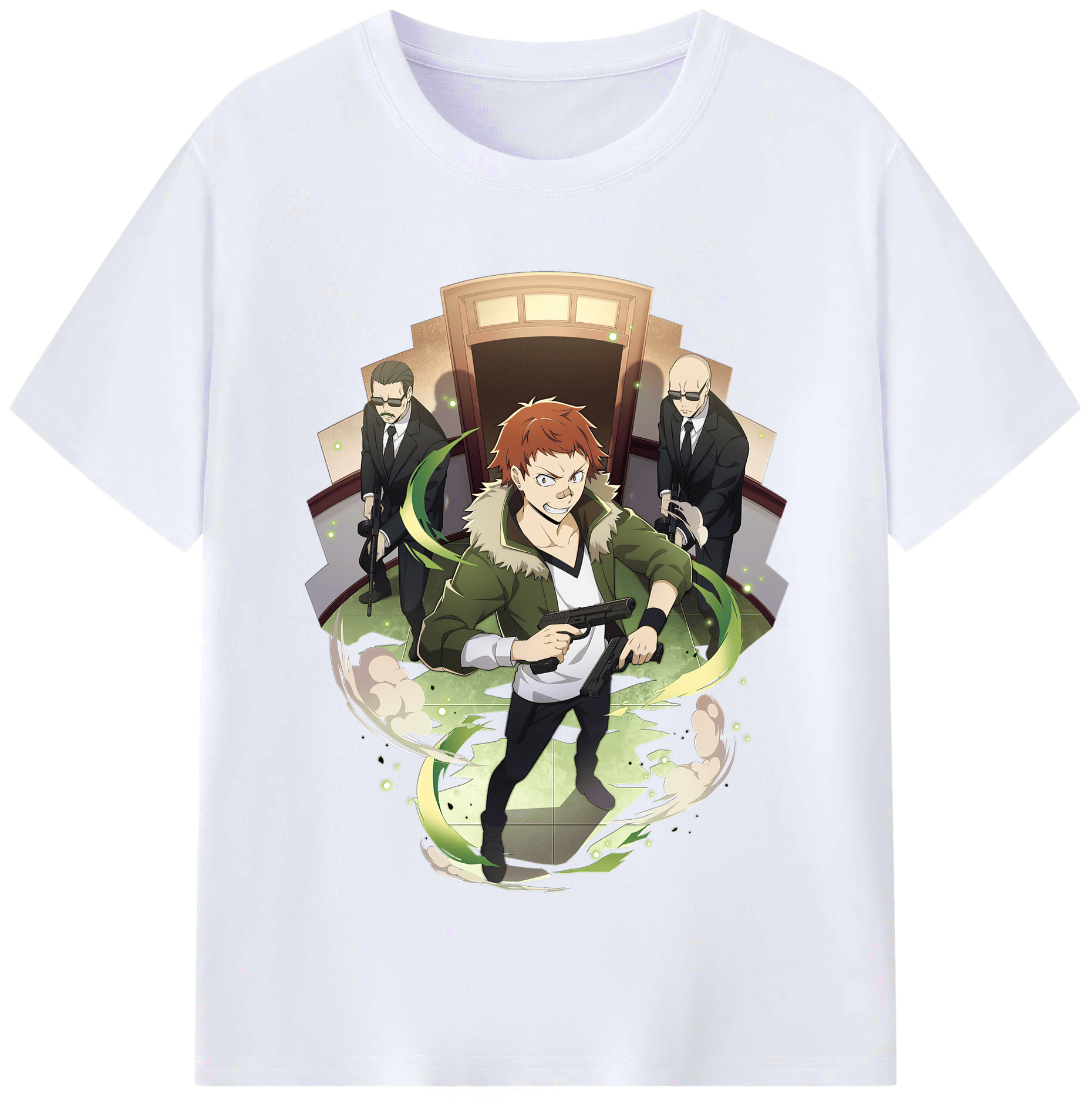 （画像用） 文豪ストレイドッグス Bungo Stray Dogs レディースカジュアルプリントTシャツ（綿100％）