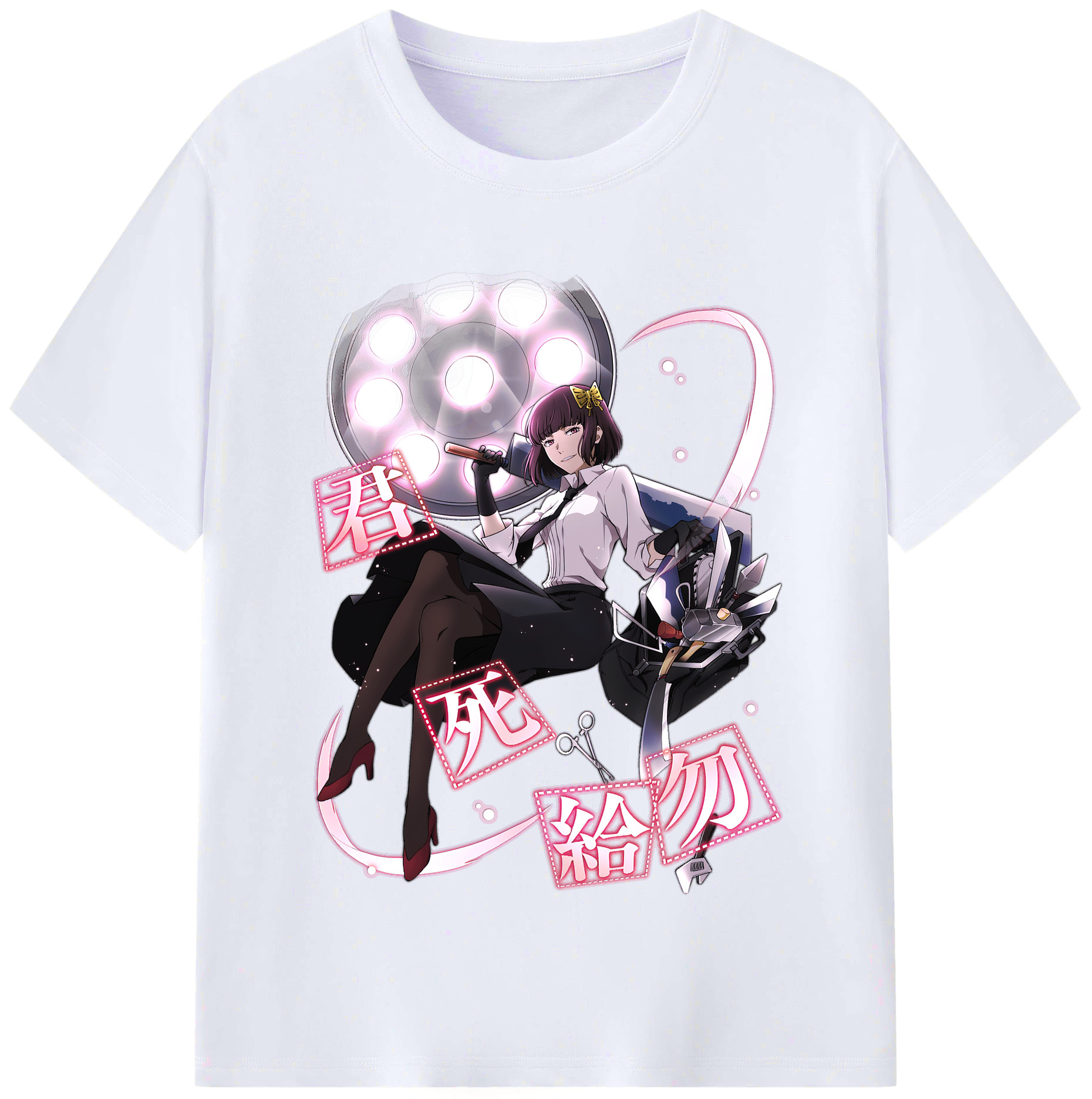 （画像用） 文豪ストレイドッグス Bungo Stray Dogs レディースカジュアルプリントTシャツ（綿100％）
