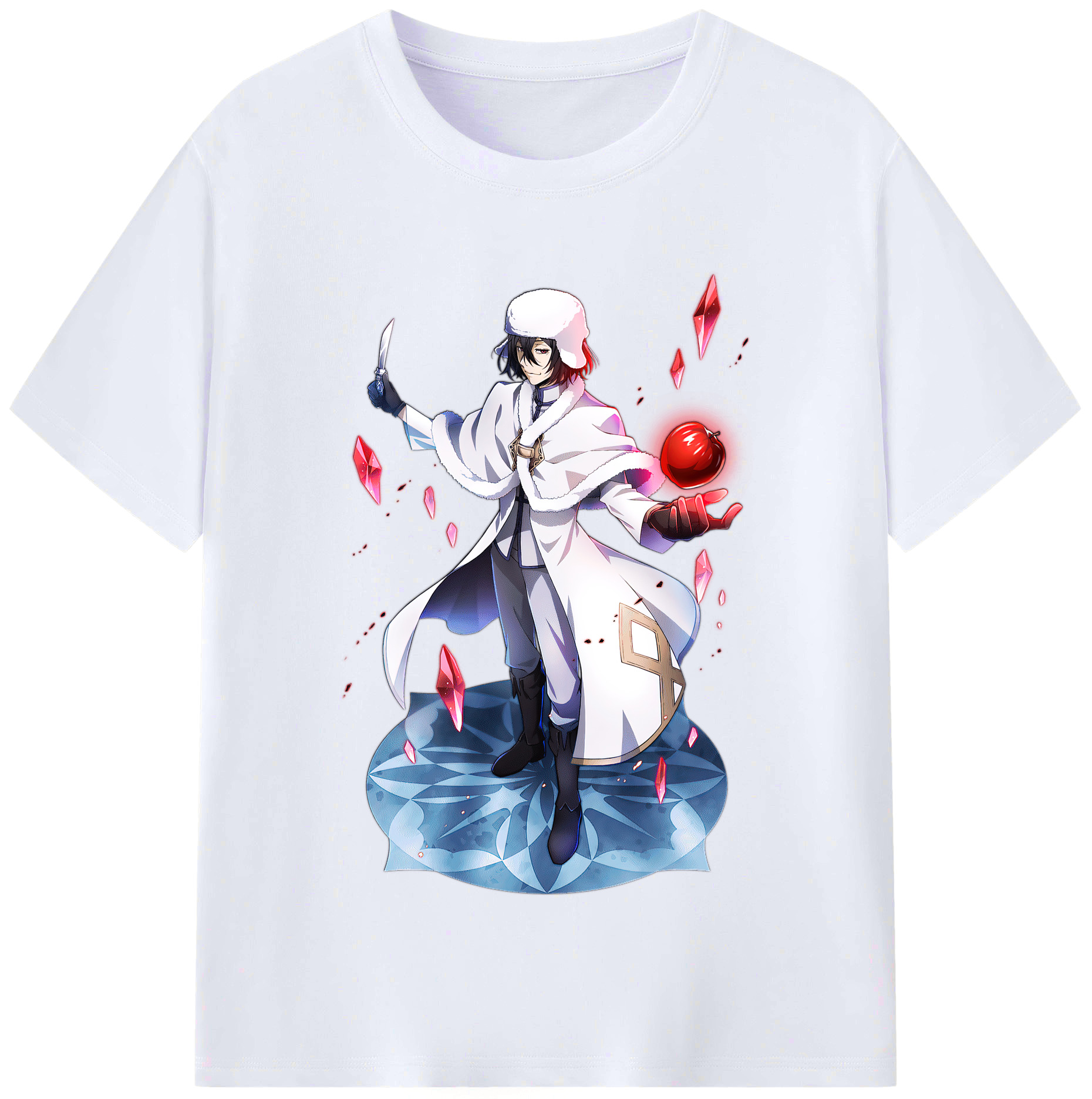 （画像用） 文豪ストレイドッグス Bungo Stray Dogs レディースカジュアルプリントTシャツ（綿100％）
