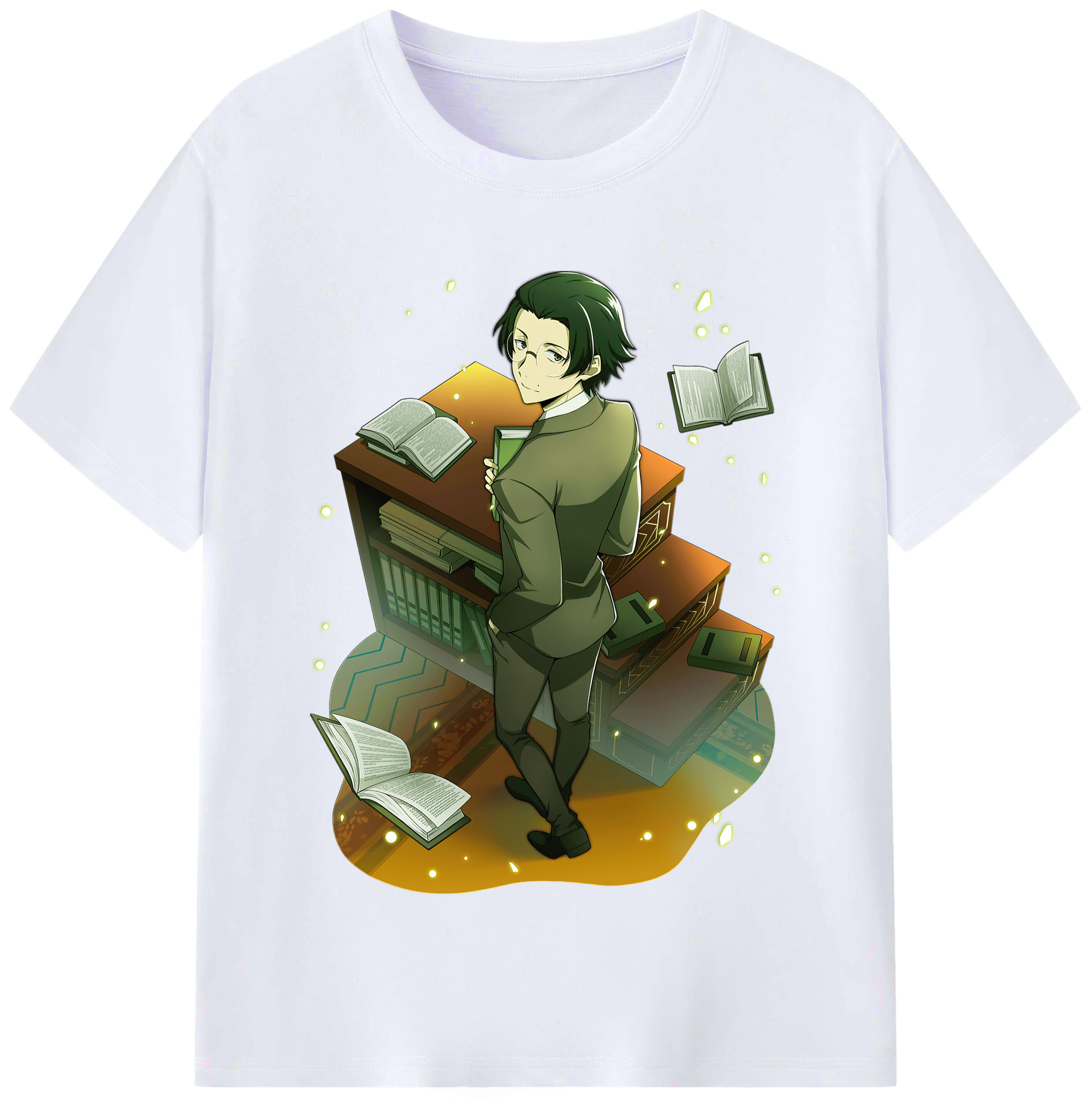 （画像用） 文豪ストレイドッグス Bungo Stray Dogs レディースカジュアルプリントTシャツ（綿100％）