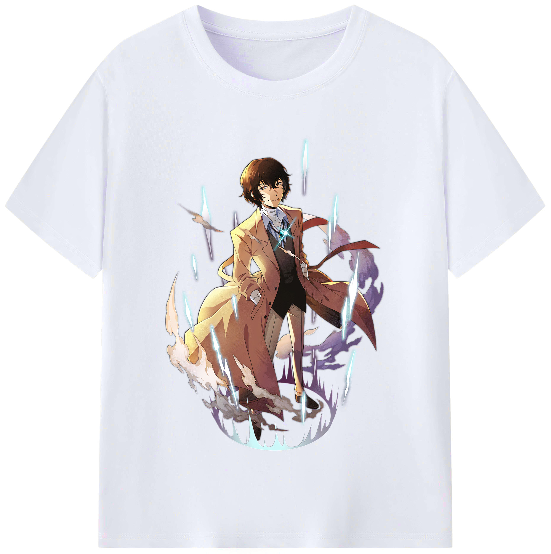 （画像用） 文豪ストレイドッグス Bungo Stray Dogs レディースカジュアルプリントTシャツ（綿100％）
