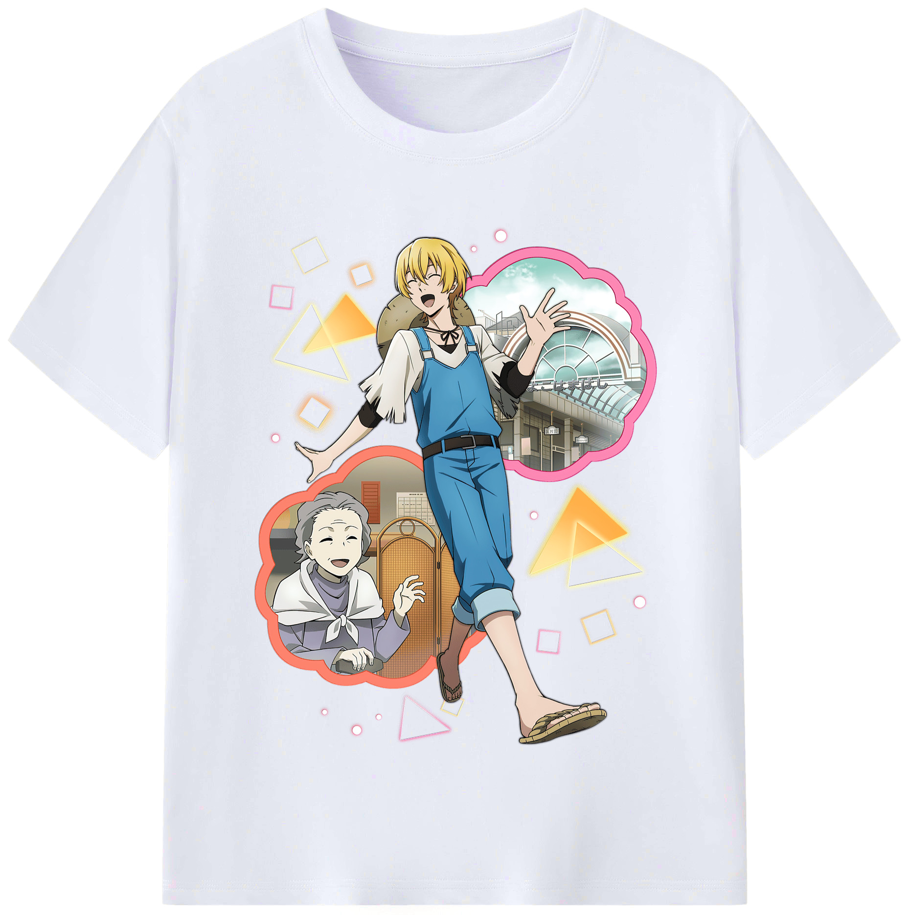 （画像用） 文豪ストレイドッグス Bungo Stray Dogs レディースカジュアルプリントTシャツ（綿100％）