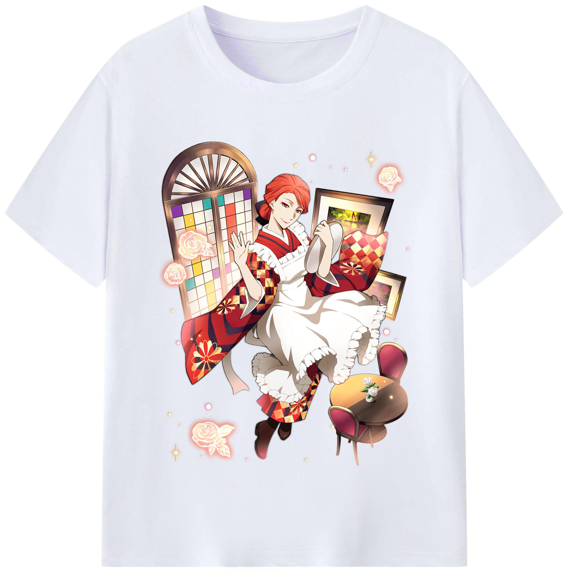 （画像用） 文豪ストレイドッグス Bungo Stray Dogs レディースカジュアルプリントTシャツ（綿100％）