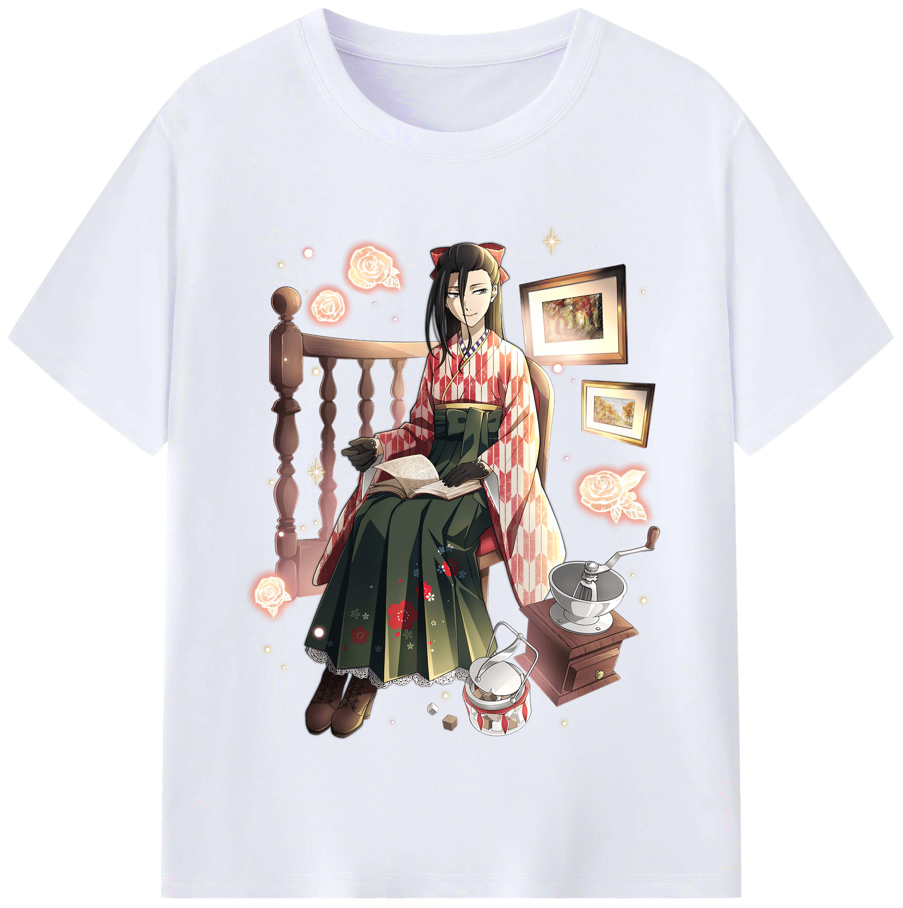 （画像用） 文豪ストレイドッグス Bungo Stray Dogs レディースカジュアルプリントTシャツ（綿100％）