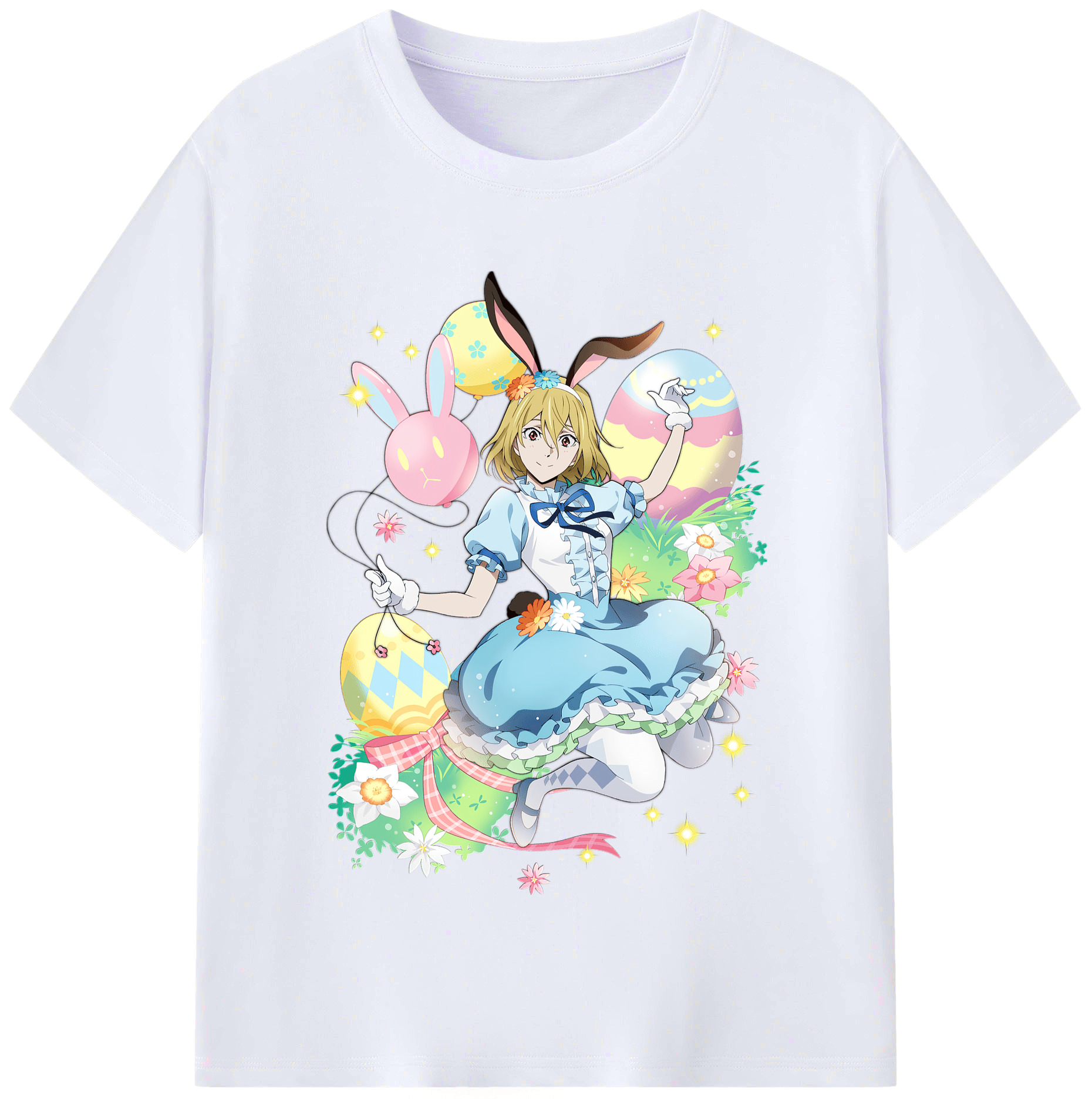 （画像用） 文豪ストレイドッグス Bungo Stray Dogs レディースカジュアルプリントTシャツ（綿100％）