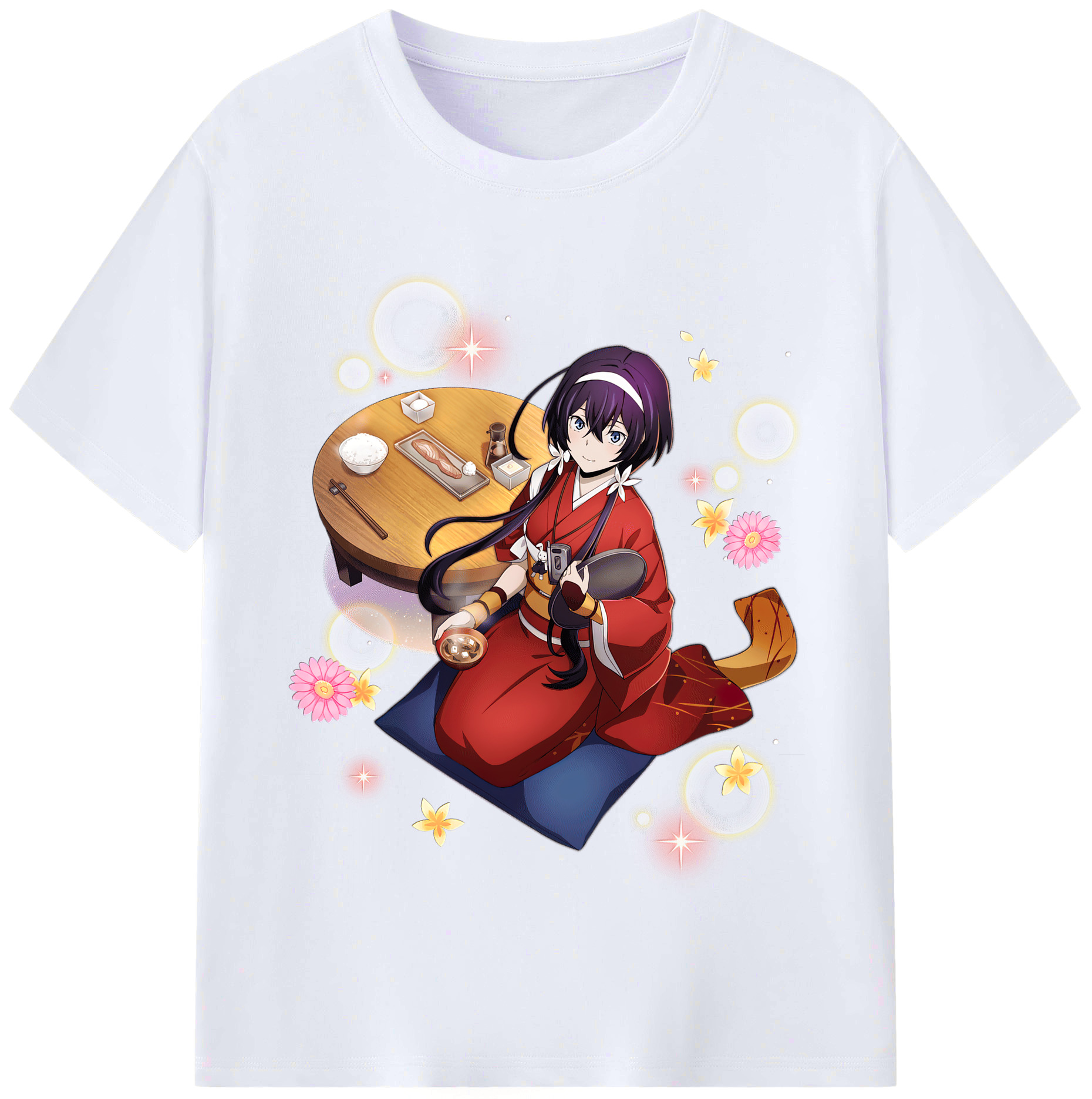 （画像用） 文豪ストレイドッグス Bungo Stray Dogs レディースカジュアルプリントTシャツ（綿100％）