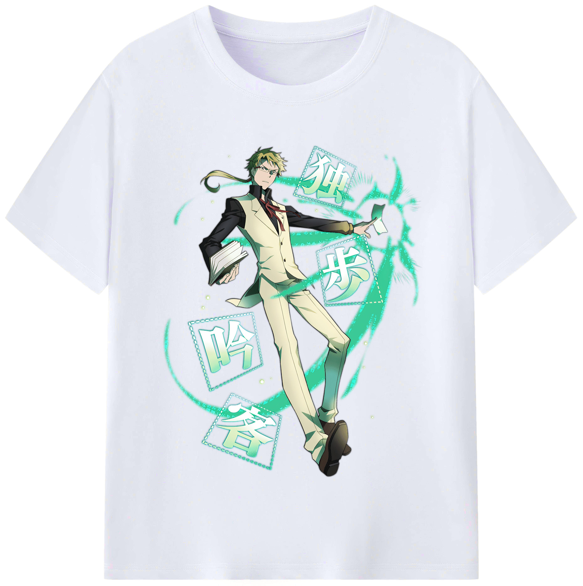 （画像用） 文豪ストレイドッグス Bungo Stray Dogs レディースカジュアルプリントTシャツ（綿100％）