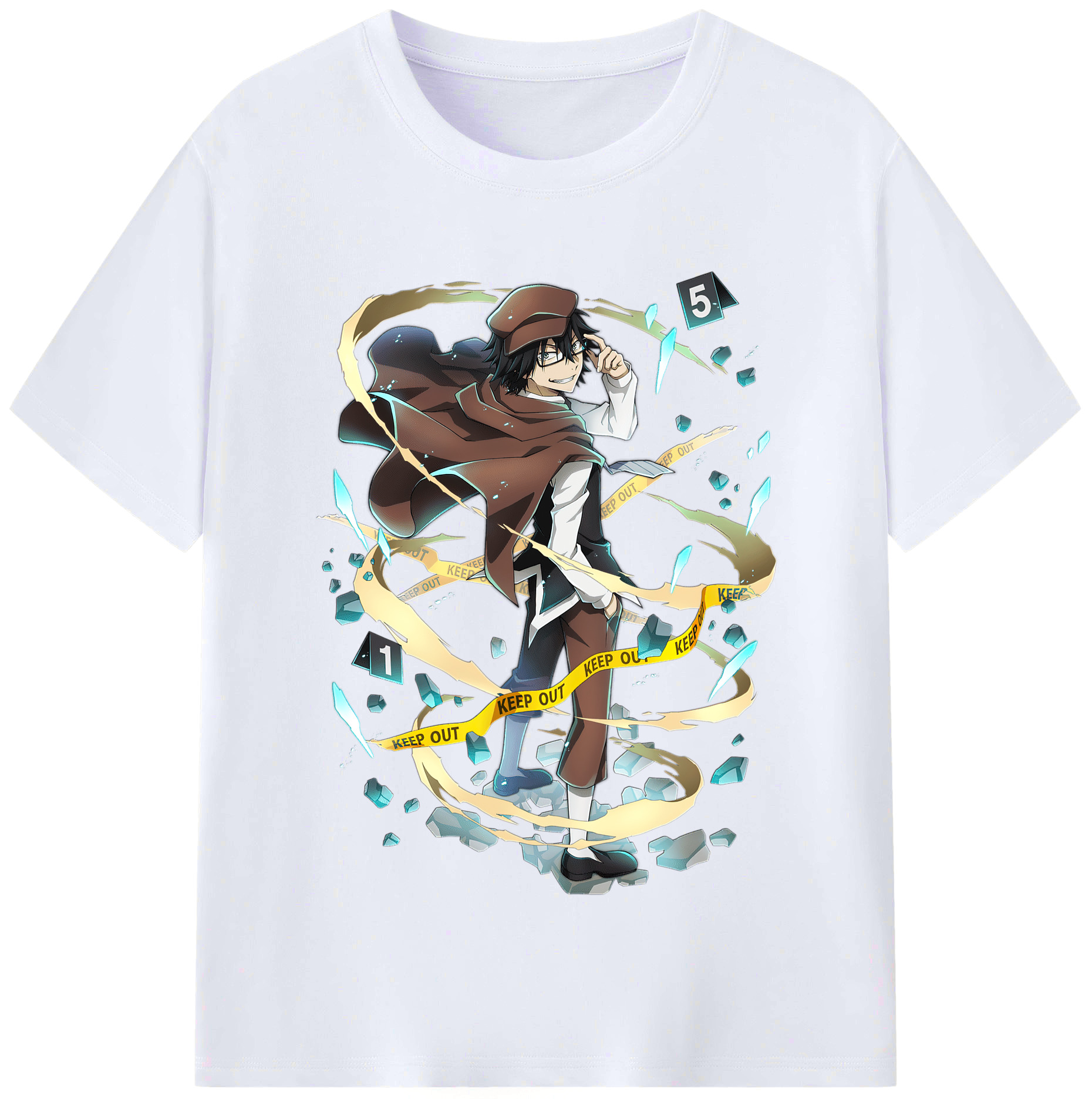 （画像用） 文豪ストレイドッグス Bungo Stray Dogs レディースカジュアルプリントTシャツ（綿100％）