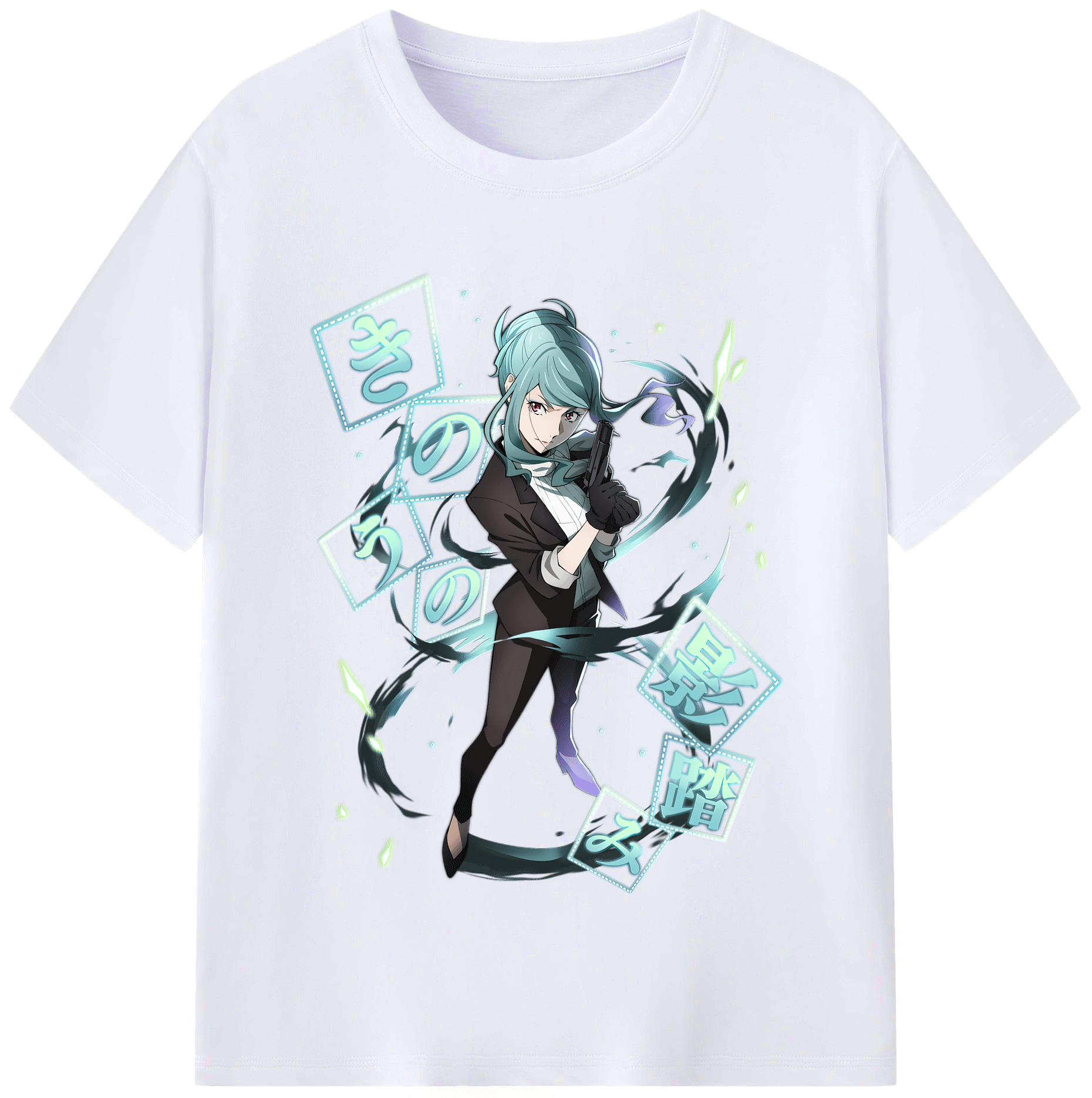 （画像用） 文豪ストレイドッグス Bungo Stray Dogs レディースカジュアルプリントTシャツ（綿100％）