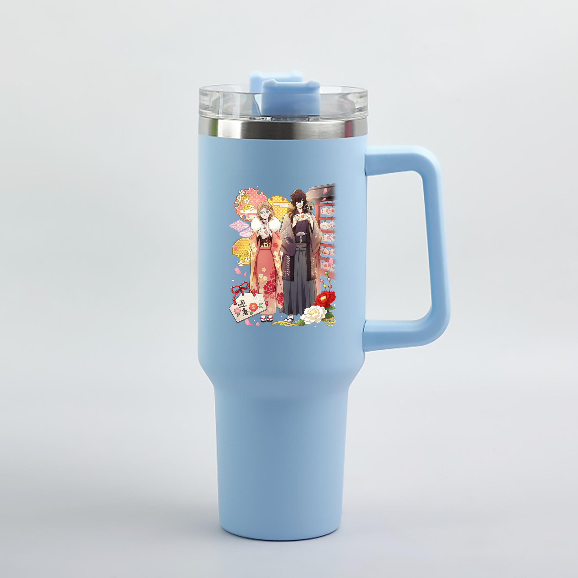 （画像用） 文豪ストレイドッグス Bungo Stray Dogs 1200mL車用タンブラー（カラープリント）