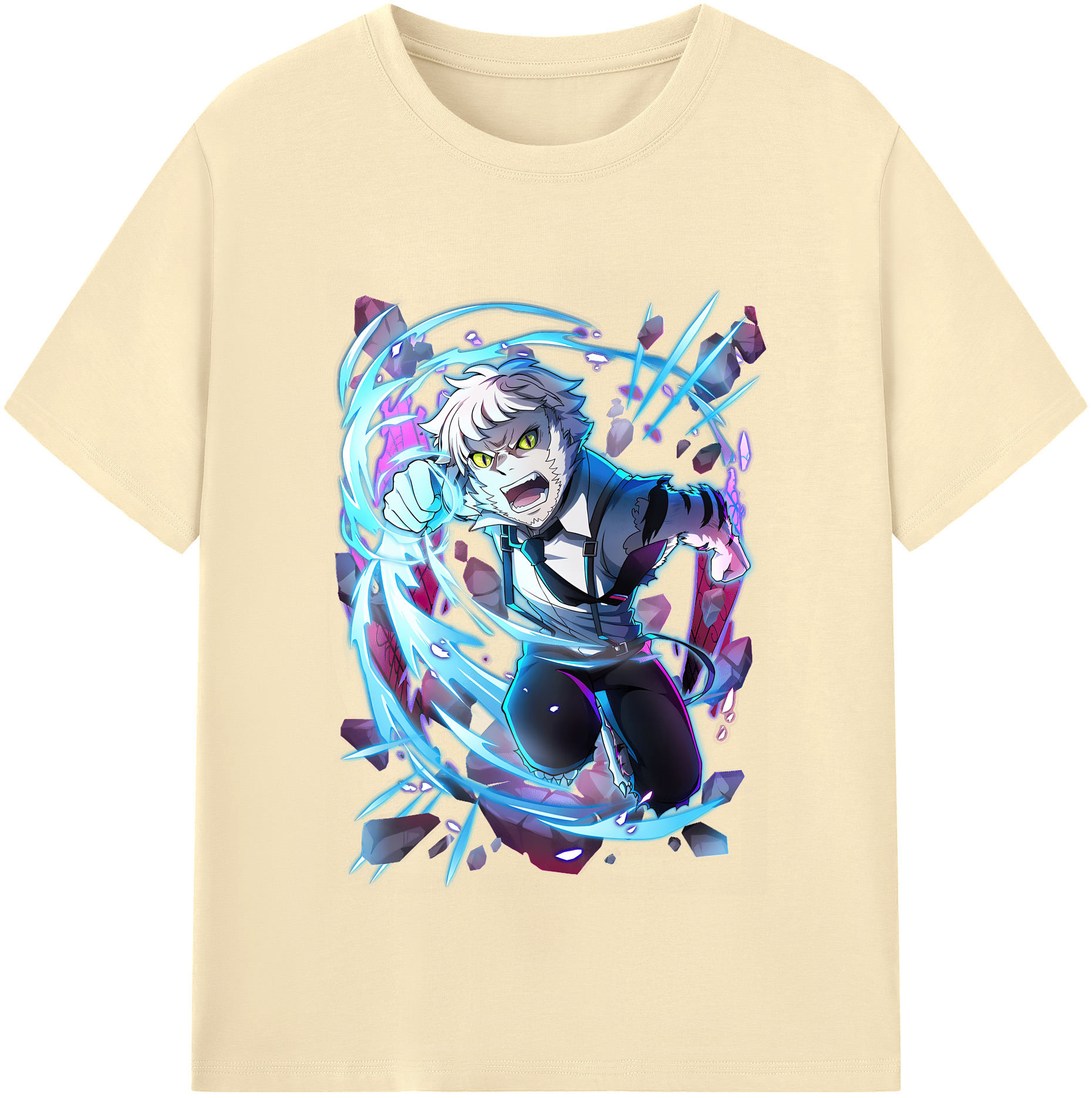 （画像用） 文豪ストレイドッグス Bungo Stray Dogs 綿100％半袖Tシャツ（フロントプリント）