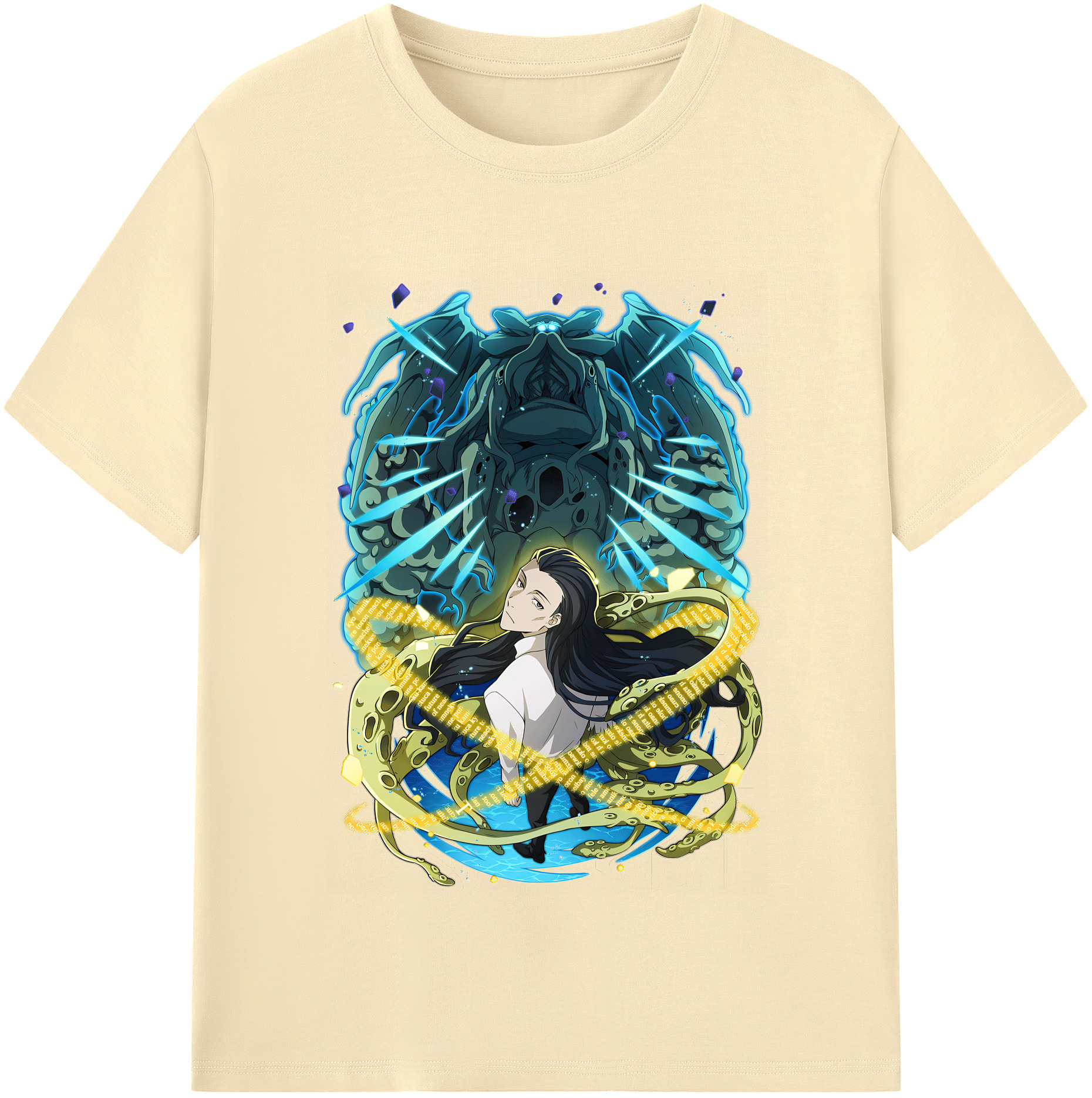 （画像用） 文豪ストレイドッグス Bungo Stray Dogs 綿100％半袖Tシャツ（フロントプリント）