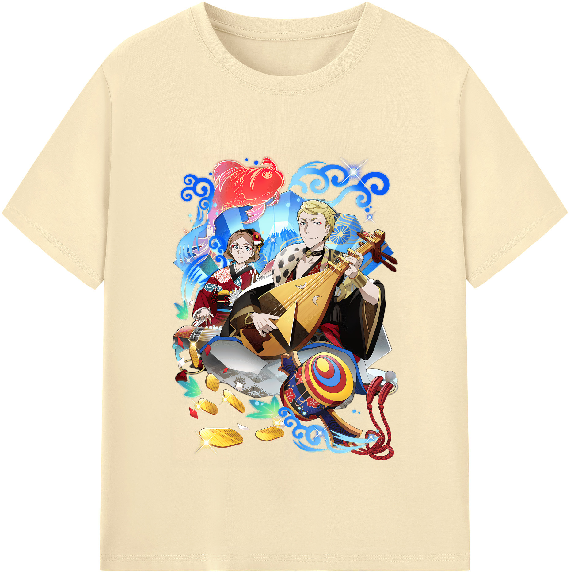 （画像用） 文豪ストレイドッグス Bungo Stray Dogs 綿100％半袖Tシャツ（フロントプリント）