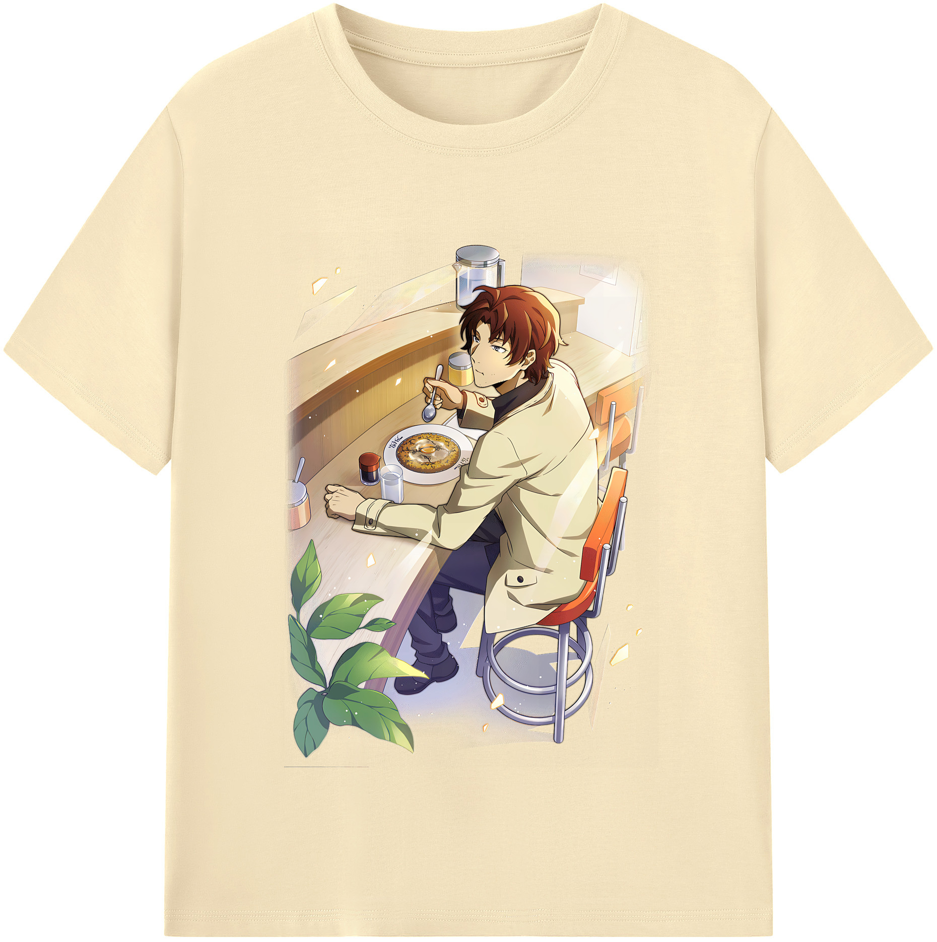 （画像用） 文豪ストレイドッグス Bungo Stray Dogs 綿100％半袖Tシャツ（フロントプリント）