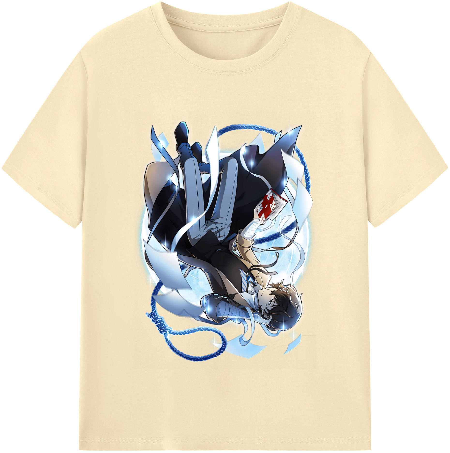 （画像用） 文豪ストレイドッグス Bungo Stray Dogs 綿100％半袖Tシャツ（フロントプリント）