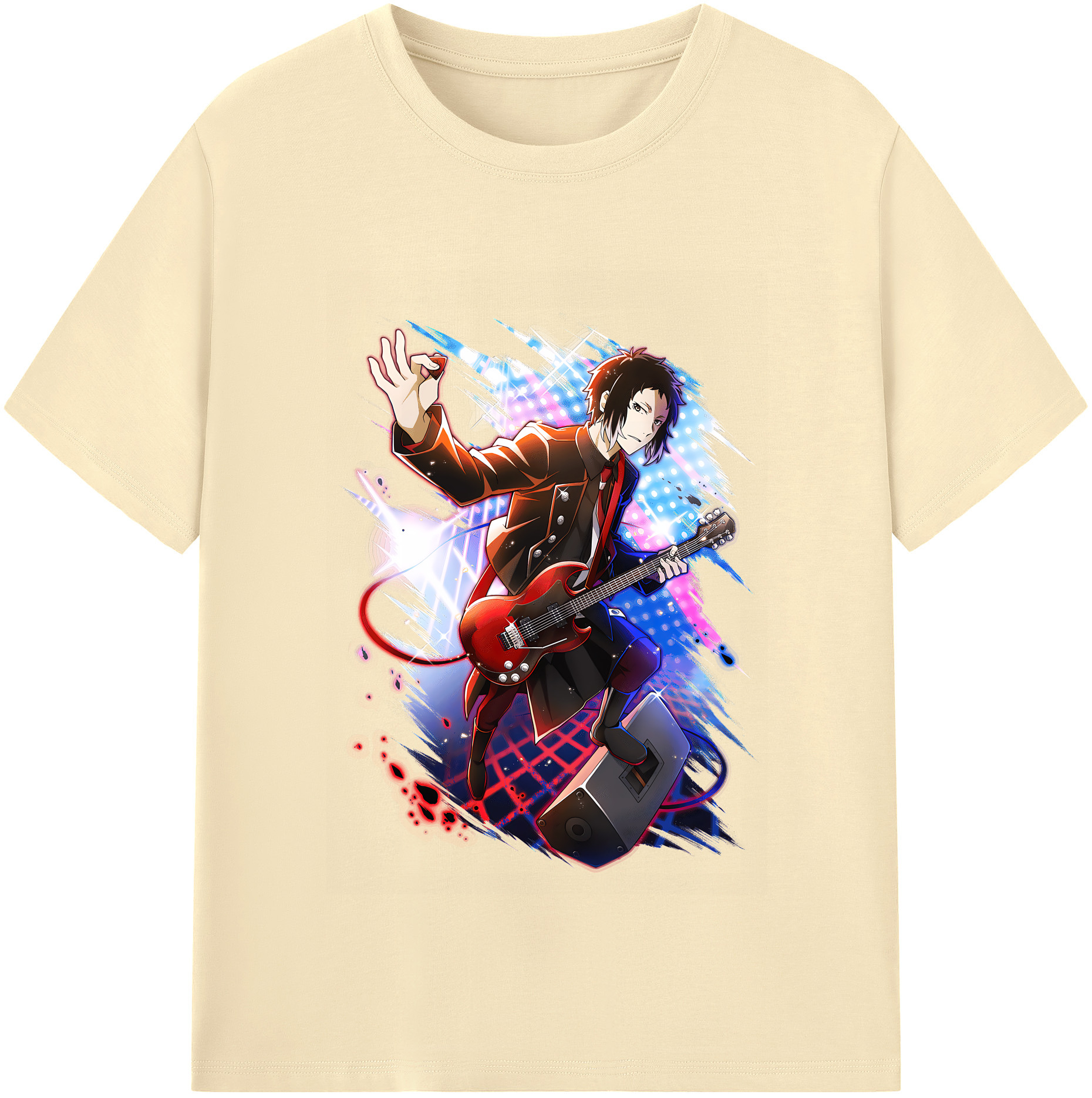 （画像用） 文豪ストレイドッグス Bungo Stray Dogs 綿100％半袖Tシャツ（フロントプリント）