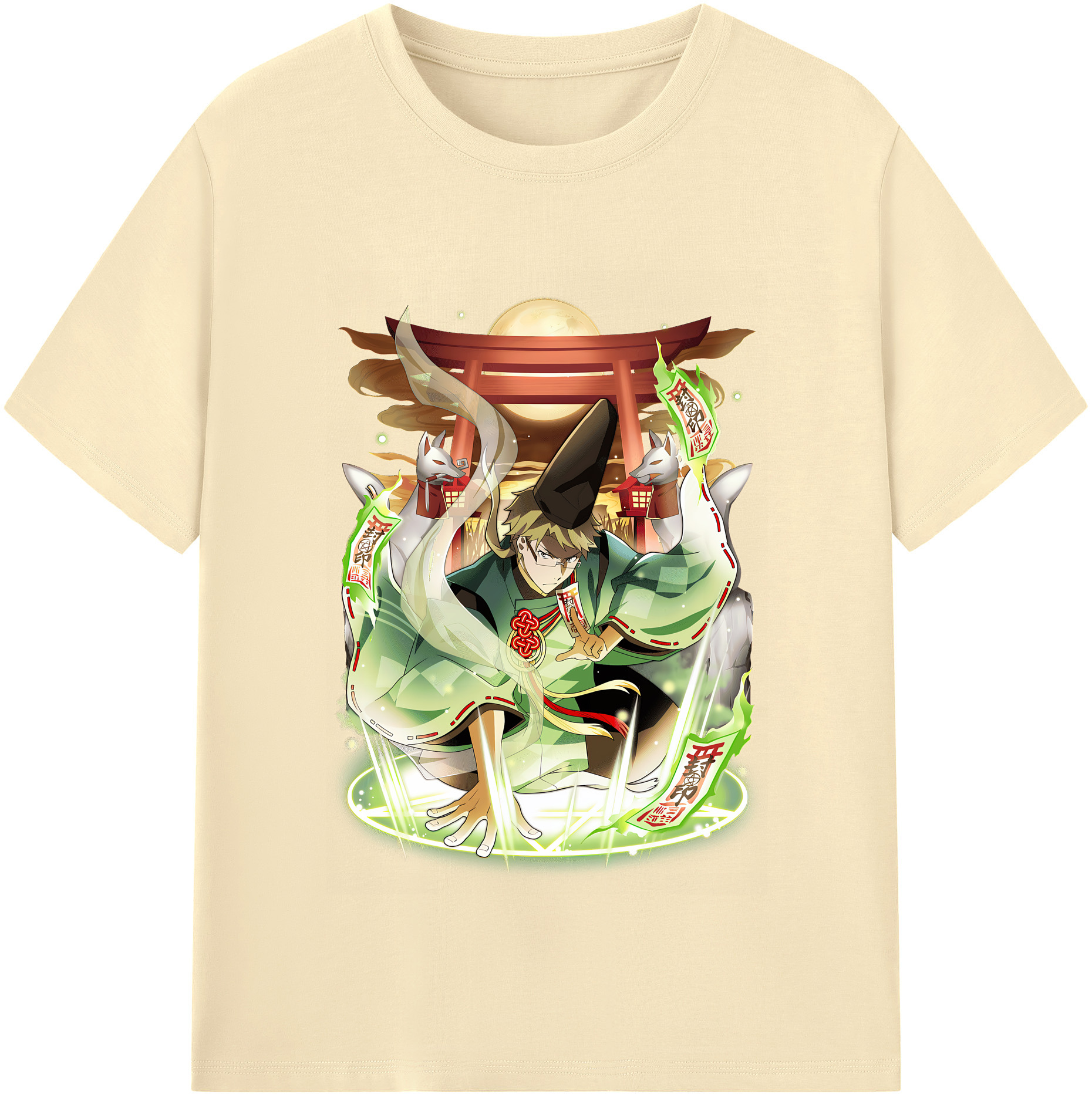 （画像用） 文豪ストレイドッグス Bungo Stray Dogs 綿100％半袖Tシャツ（フロントプリント）