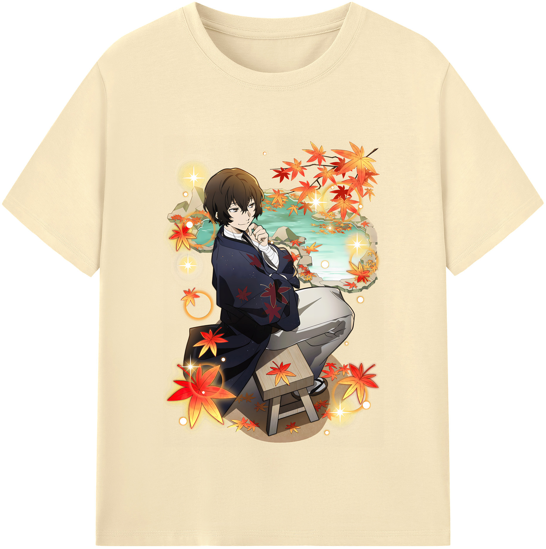 （画像用） 文豪ストレイドッグス Bungo Stray Dogs 綿100％半袖Tシャツ（フロントプリント）