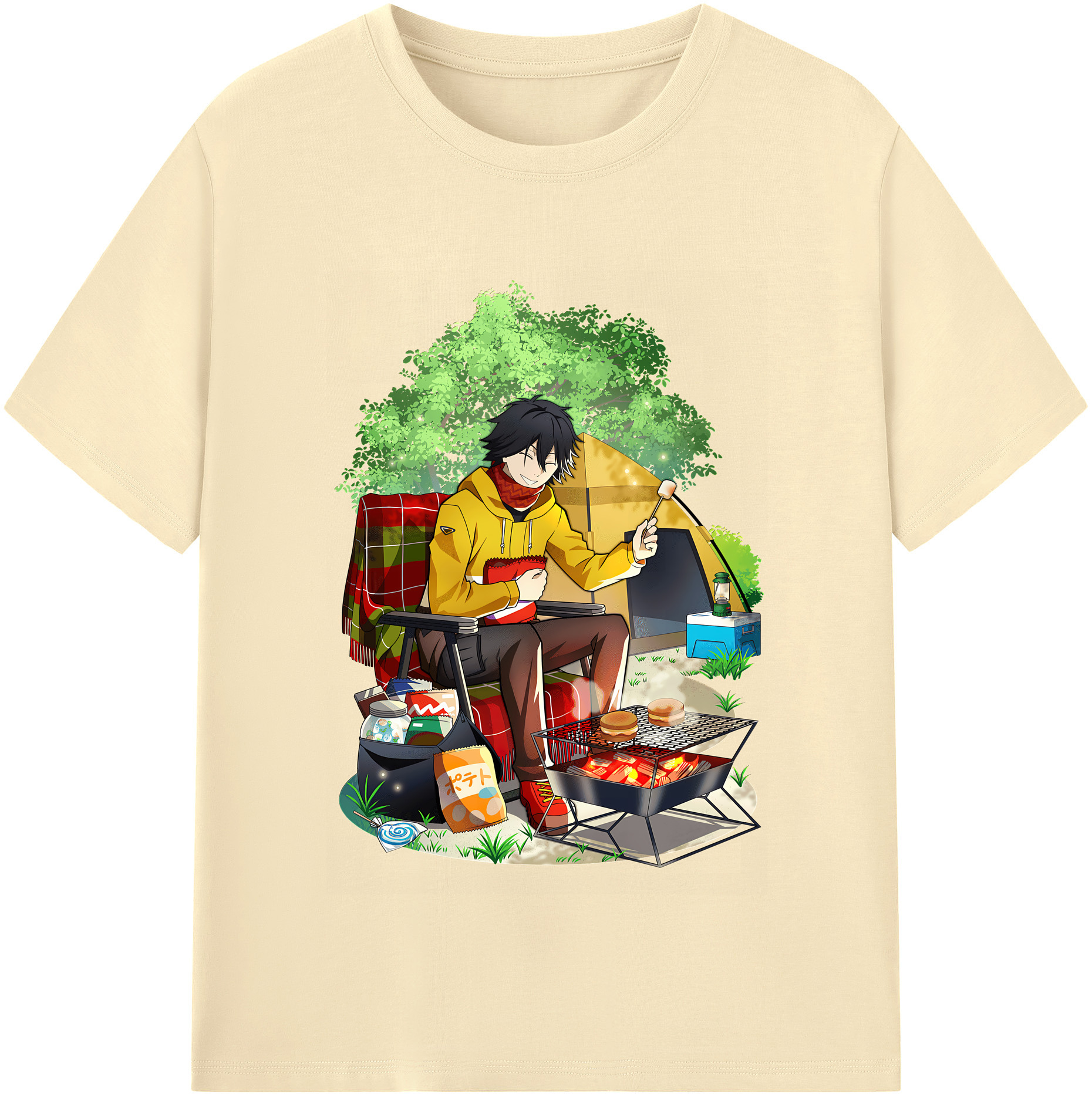 （画像用） 文豪ストレイドッグス Bungo Stray Dogs 綿100％半袖Tシャツ（フロントプリント）
