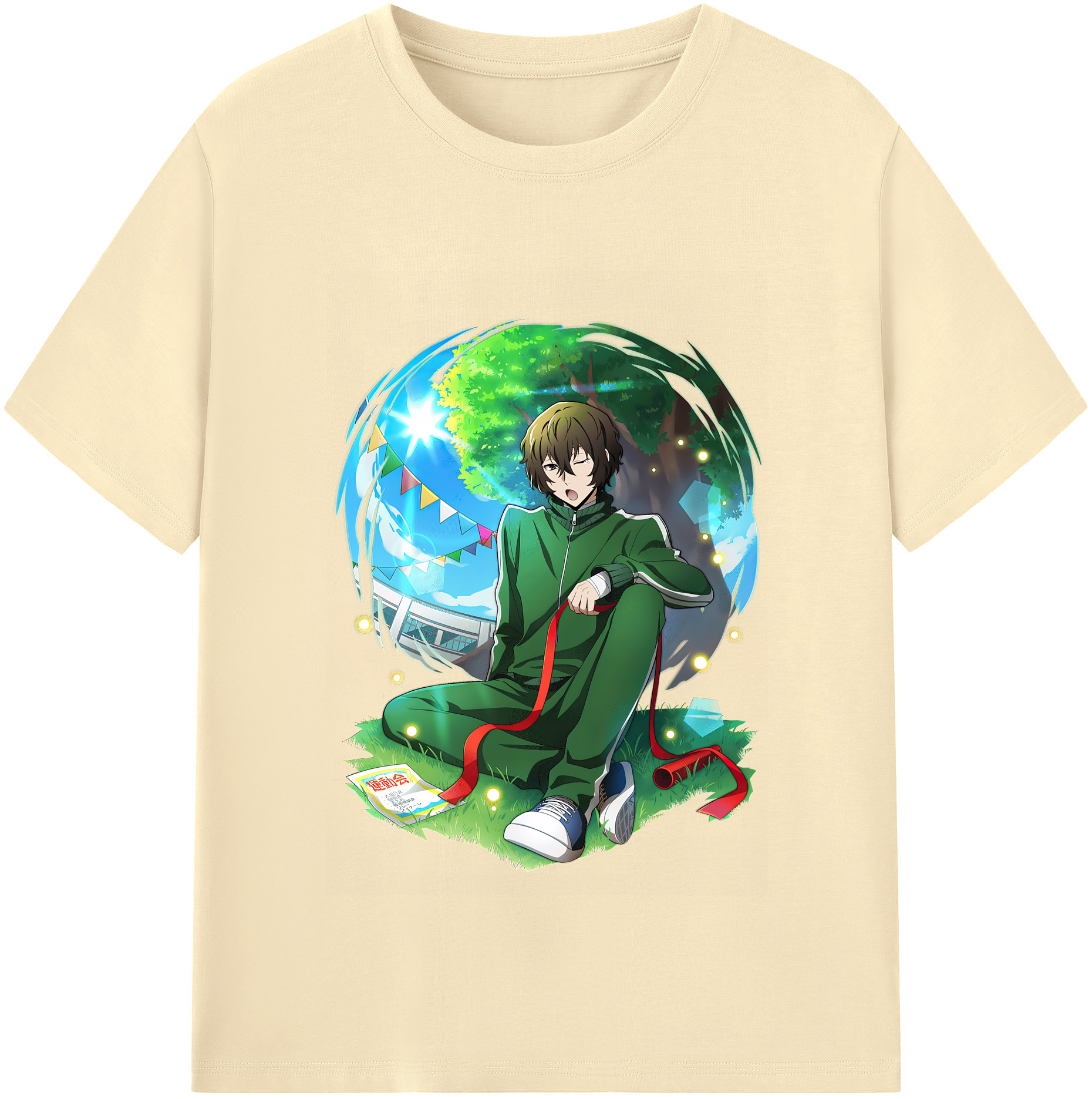 （画像用） 文豪ストレイドッグス Bungo Stray Dogs 綿100％半袖Tシャツ（フロントプリント）
