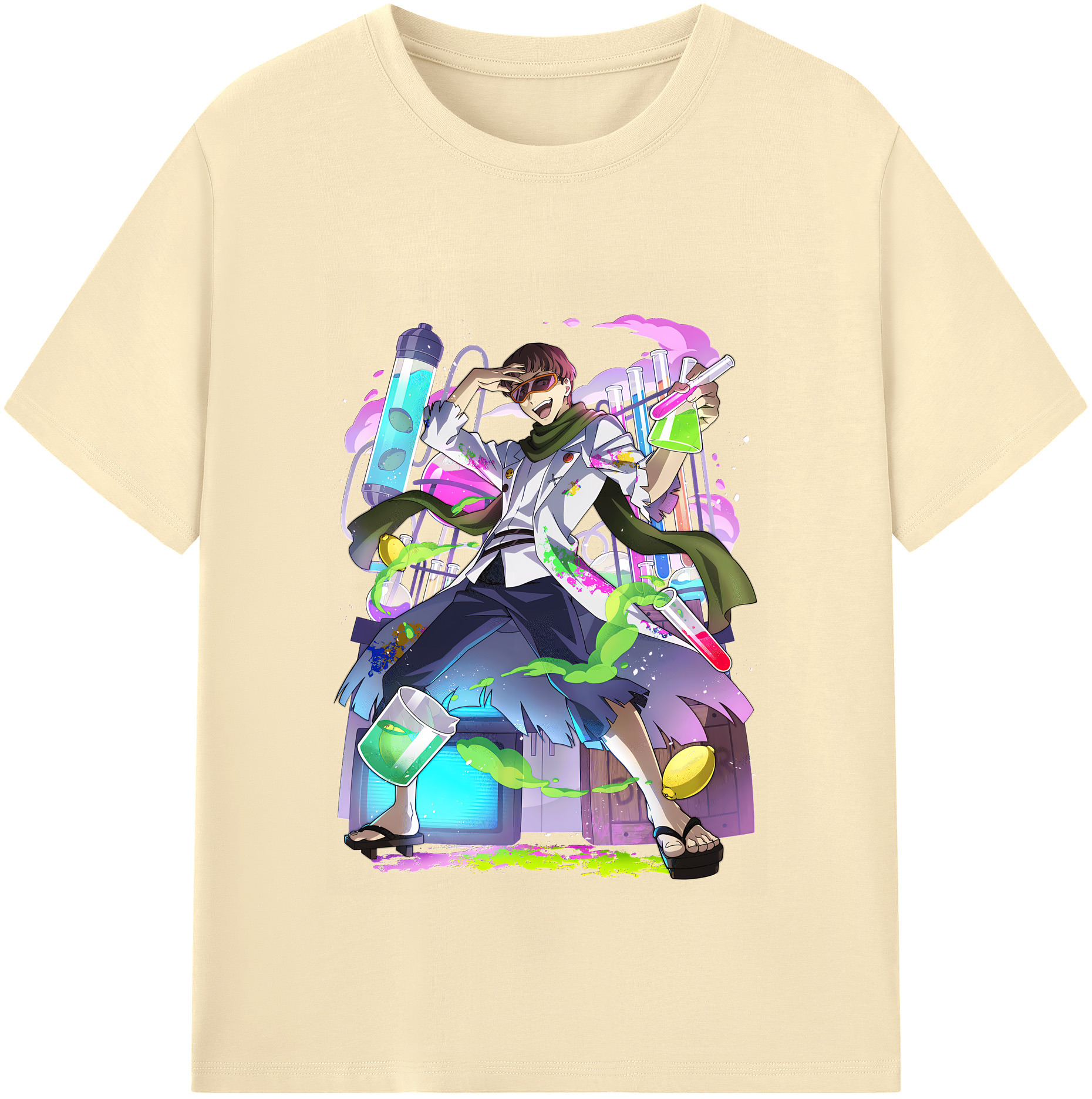 （画像用） 文豪ストレイドッグス Bungo Stray Dogs 綿100％半袖Tシャツ（フロントプリント）
