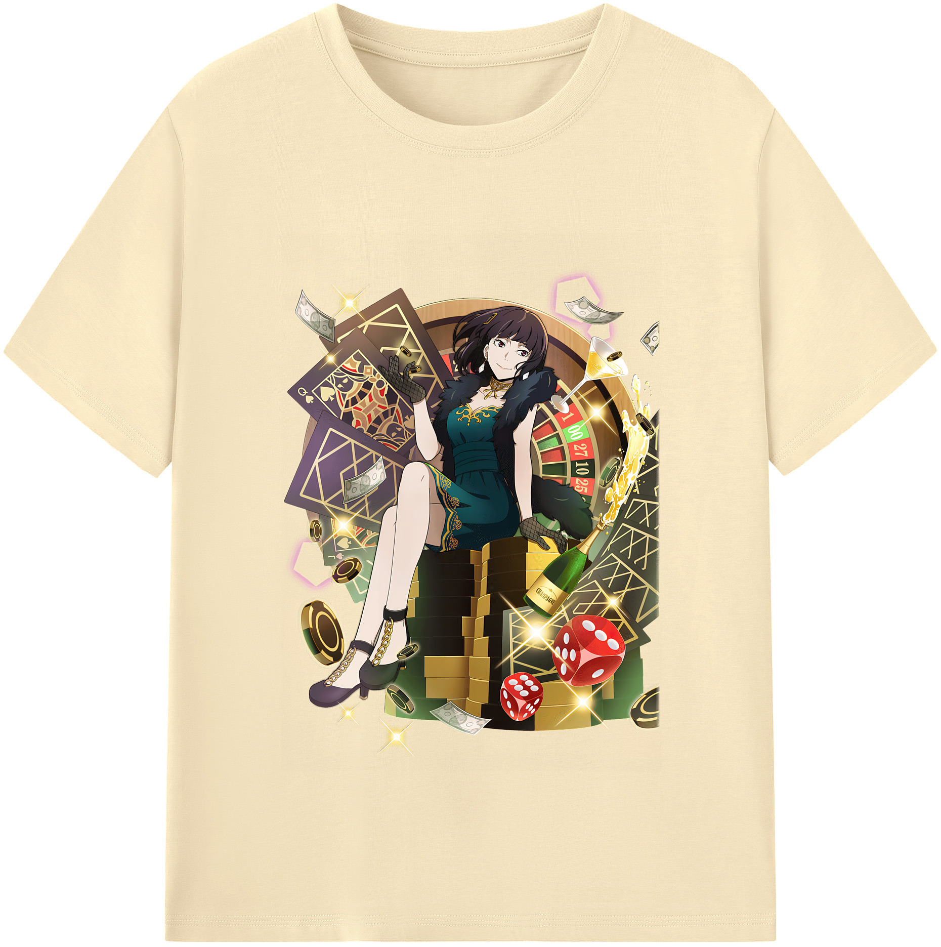 （画像用） 文豪ストレイドッグス Bungo Stray Dogs 綿100％半袖Tシャツ（フロントプリント）