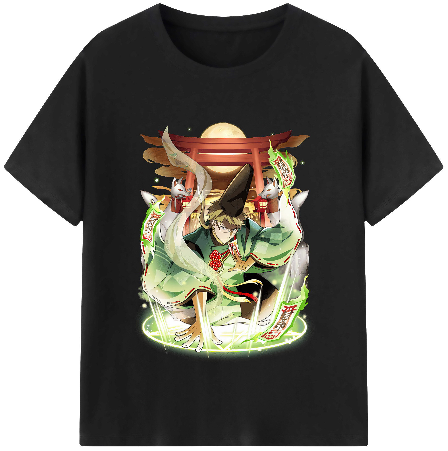 （画像用） 文豪ストレイドッグス Bungo Stray Dogs 綿100％半袖Tシャツ（フロントプリント）