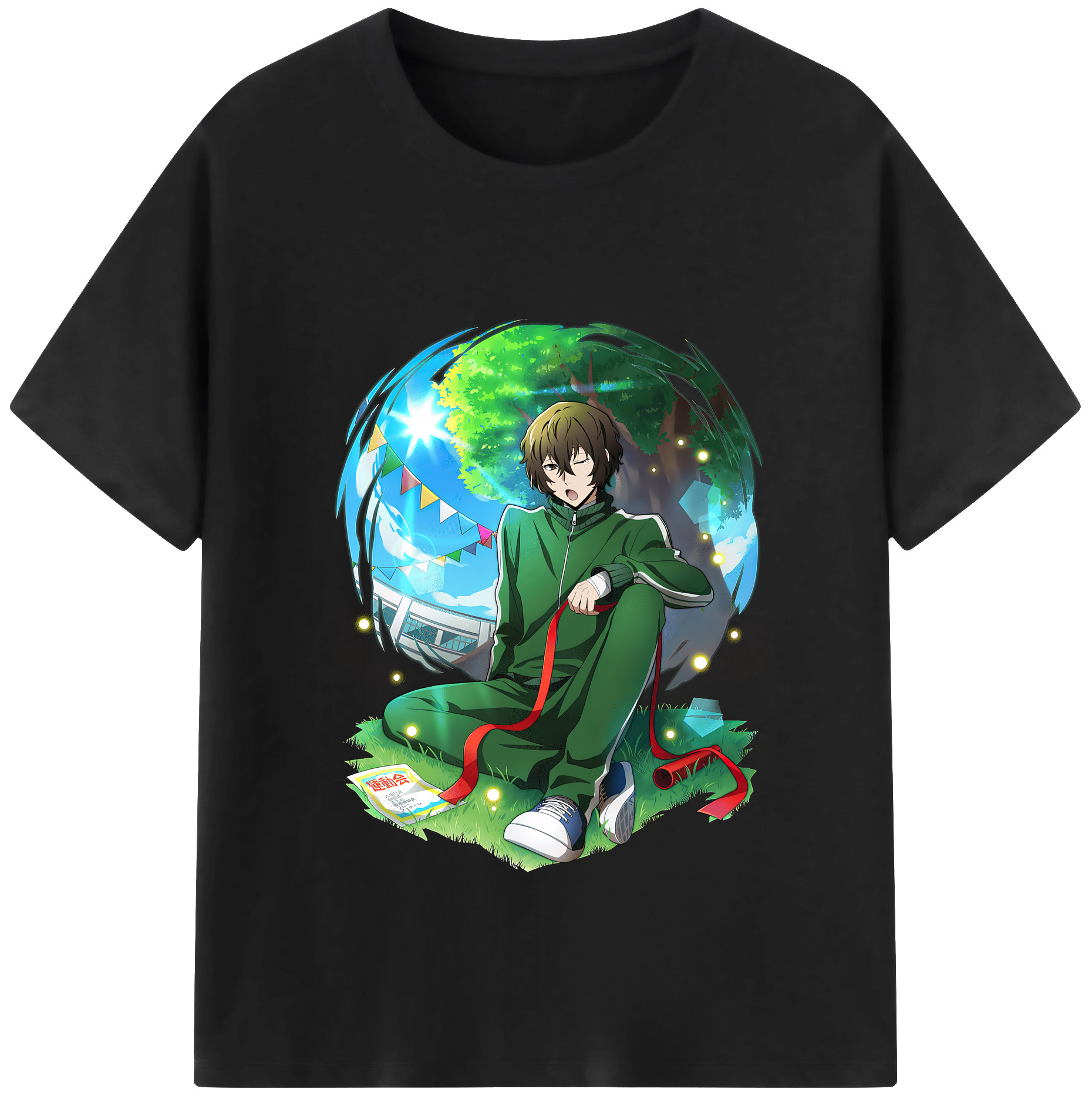 （画像用） 文豪ストレイドッグス Bungo Stray Dogs 綿100％半袖Tシャツ（フロントプリント）