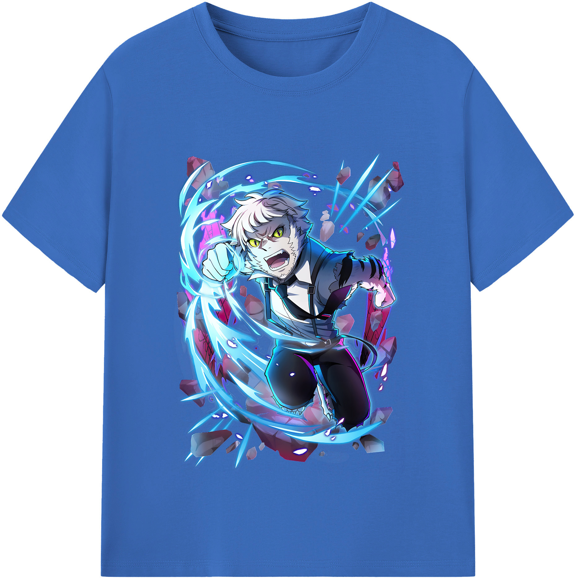 （画像用） 文豪ストレイドッグス Bungo Stray Dogs 綿100％半袖Tシャツ（フロントプリント）