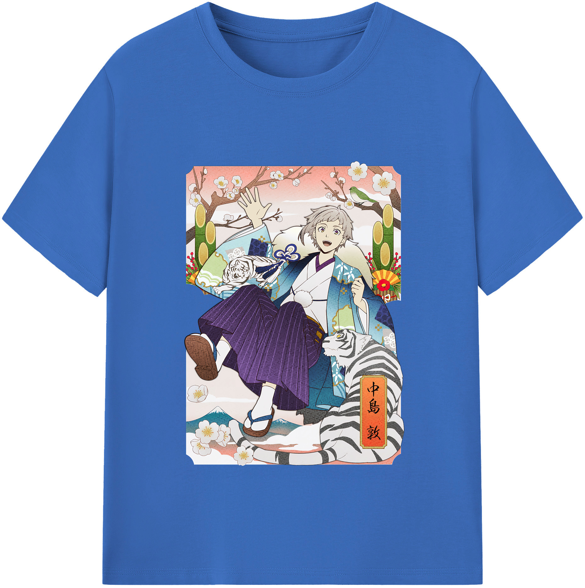 （画像用） 文豪ストレイドッグス Bungo Stray Dogs 綿100％半袖Tシャツ（フロントプリント）