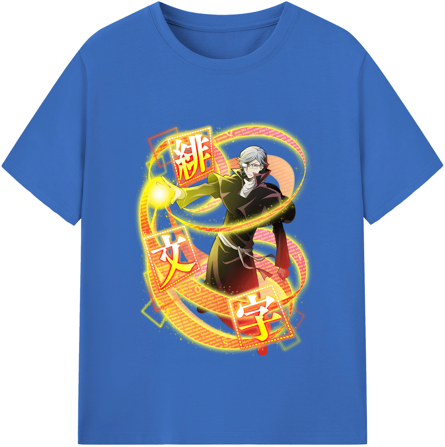 （画像用） 文豪ストレイドッグス Bungo Stray Dogs 綿100％半袖Tシャツ（フロントプリント）