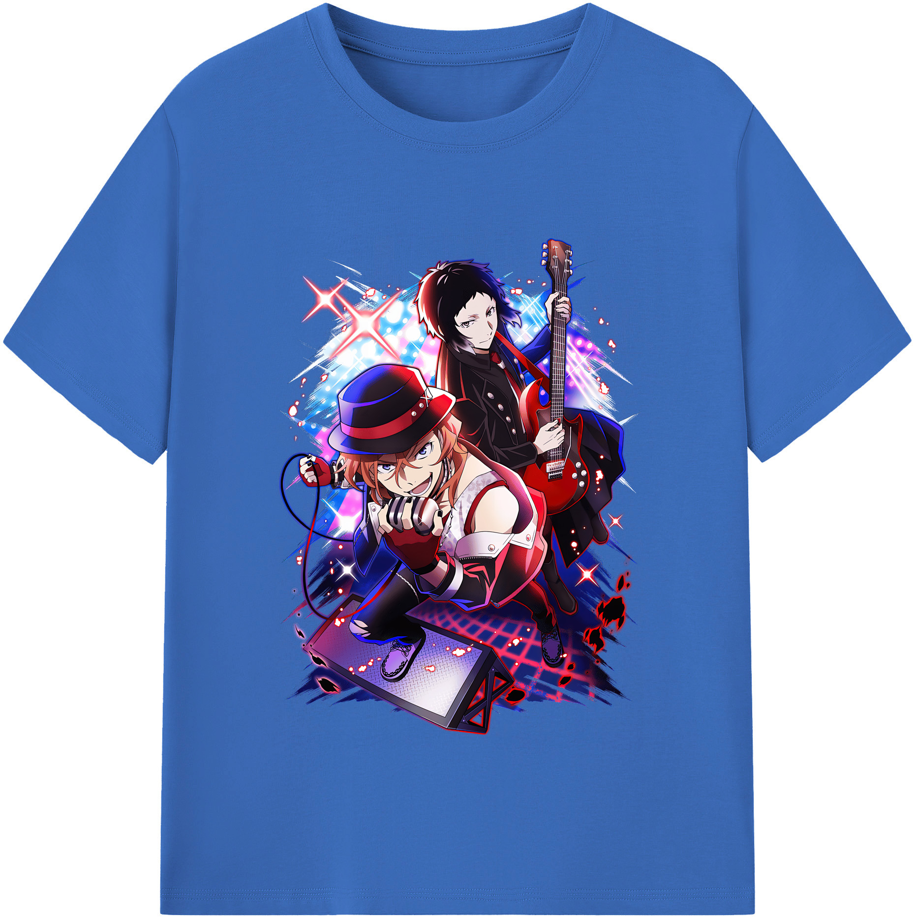 （画像用） 文豪ストレイドッグス Bungo Stray Dogs 綿100％半袖Tシャツ（フロントプリント）