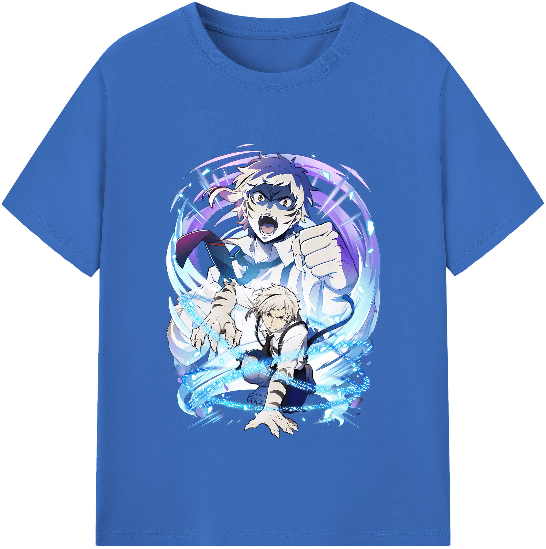 （画像用） 文豪ストレイドッグス Bungo Stray Dogs 綿100％半袖Tシャツ（フロントプリント）