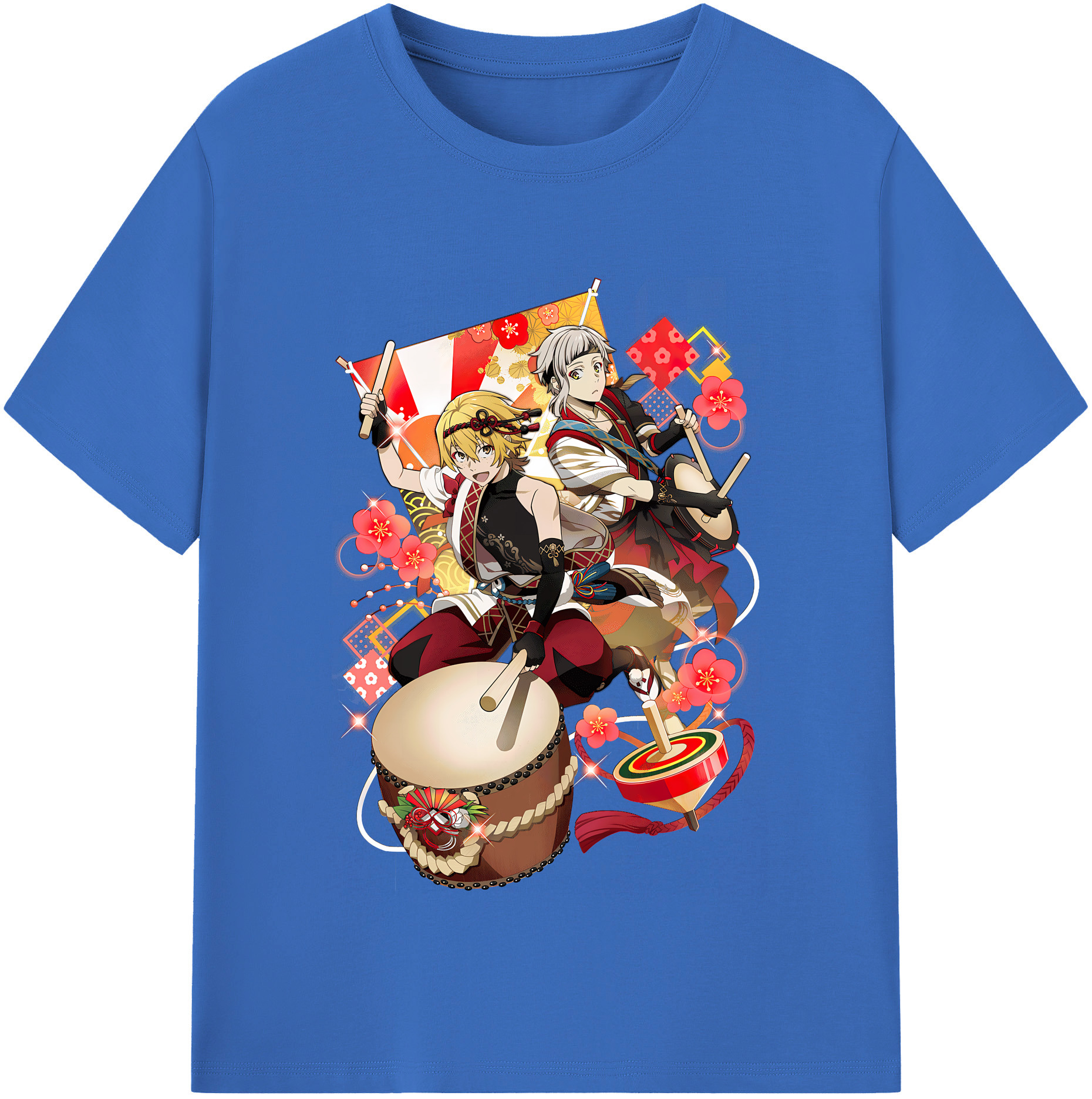 （画像用） 文豪ストレイドッグス Bungo Stray Dogs 綿100％半袖Tシャツ（フロントプリント）