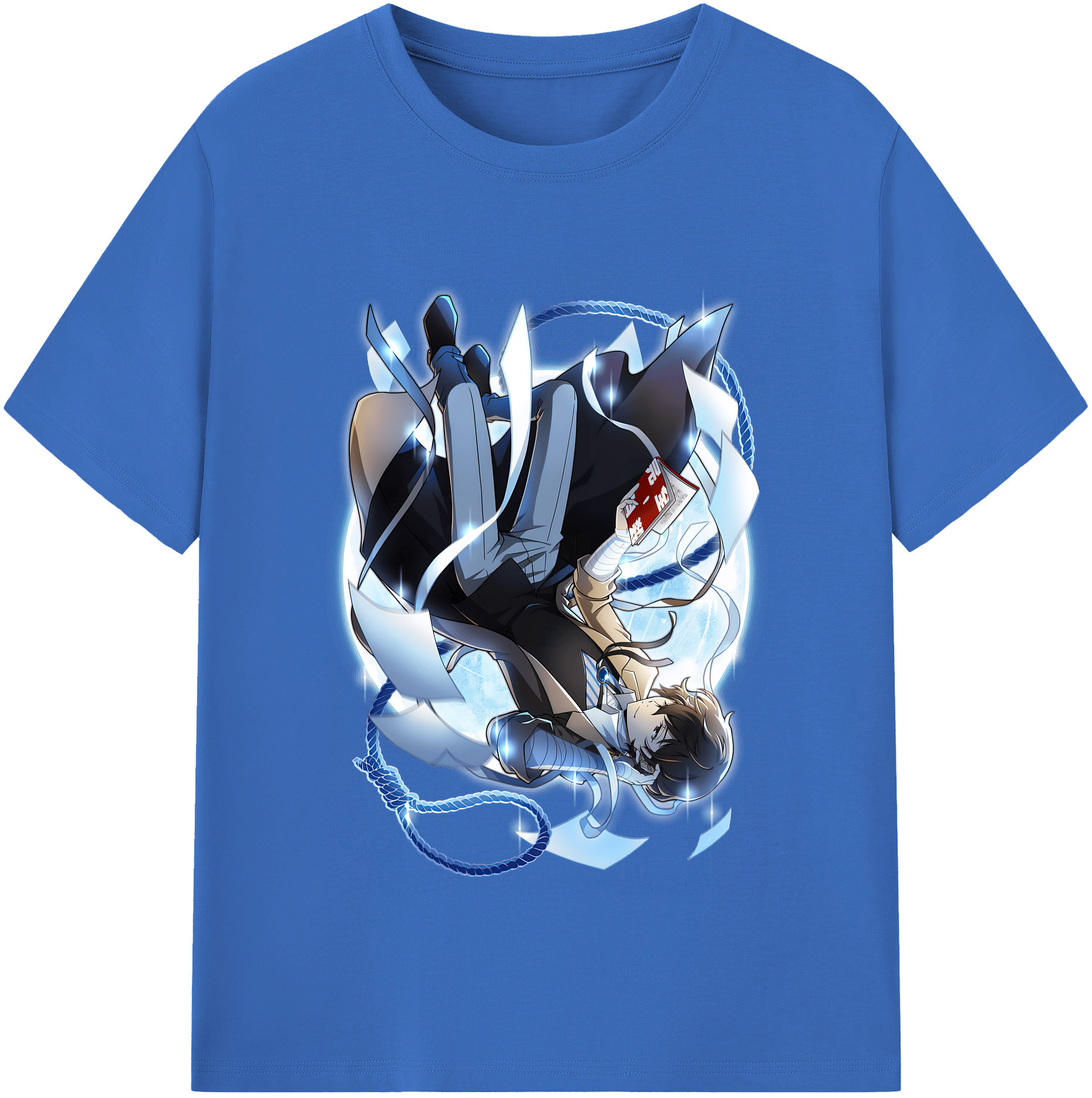（画像用） 文豪ストレイドッグス Bungo Stray Dogs 綿100％半袖Tシャツ（フロントプリント）