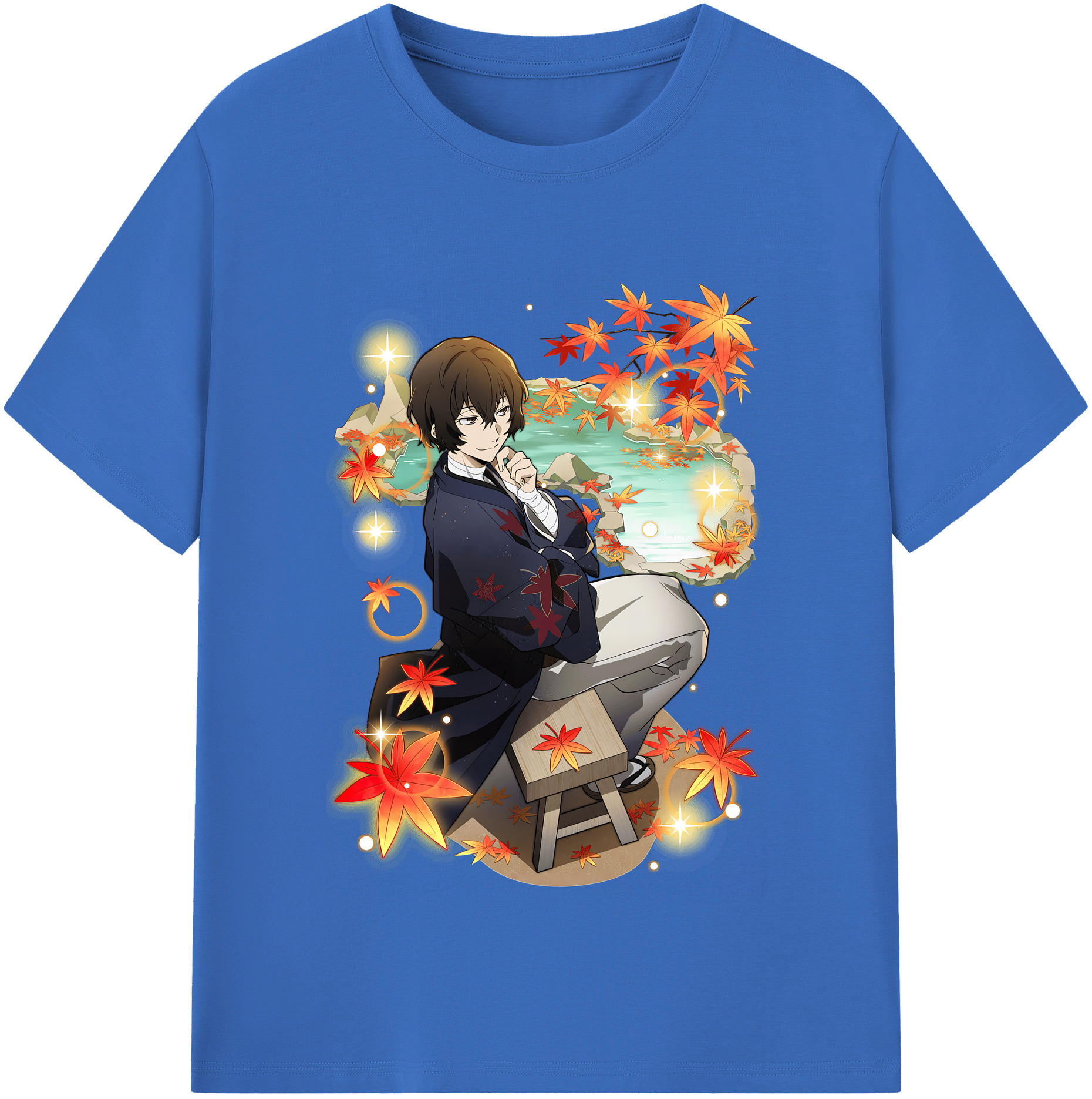 （画像用） 文豪ストレイドッグス Bungo Stray Dogs 綿100％半袖Tシャツ（フロントプリント）