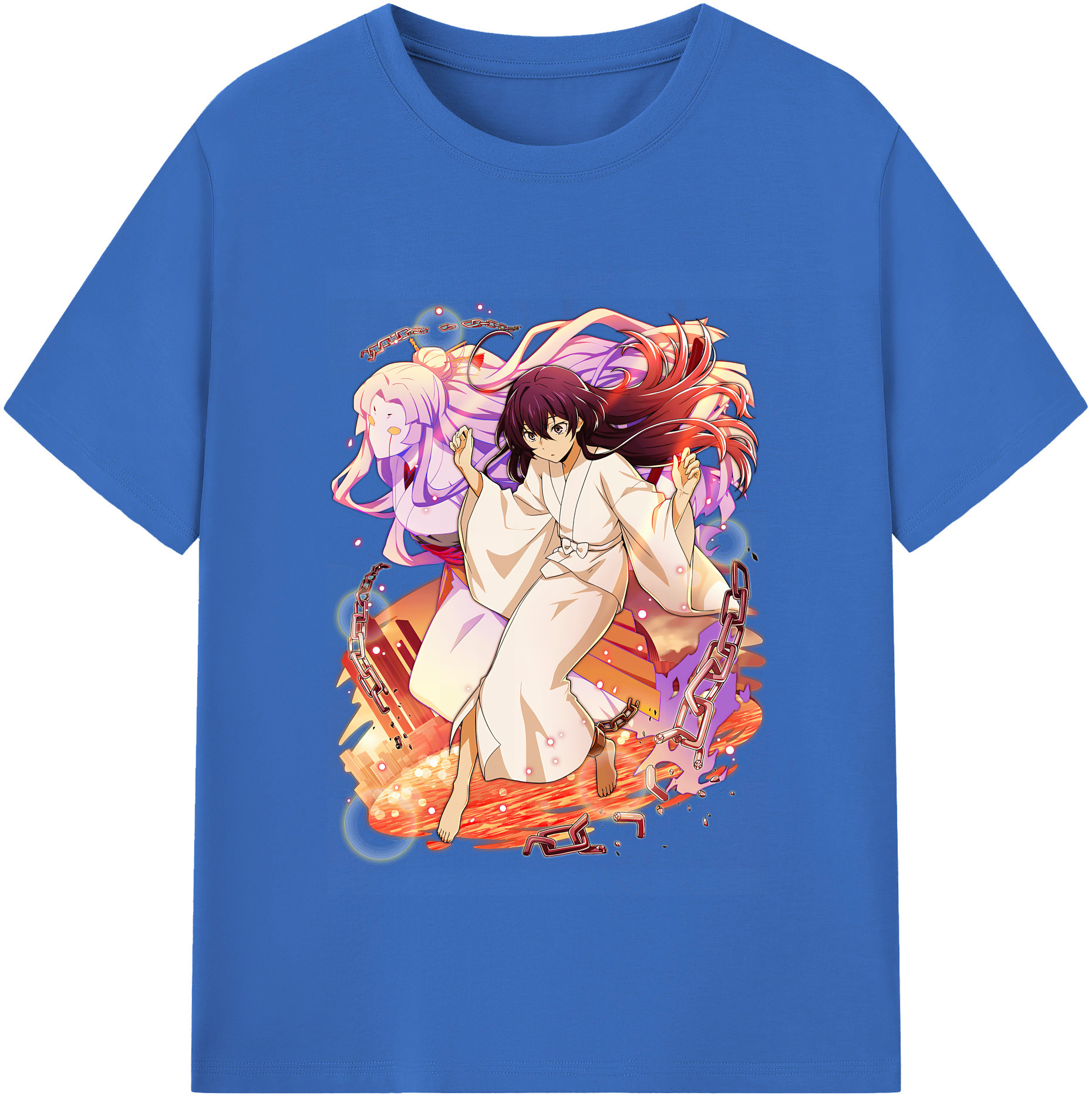 （画像用） 文豪ストレイドッグス Bungo Stray Dogs 綿100％半袖Tシャツ（フロントプリント）