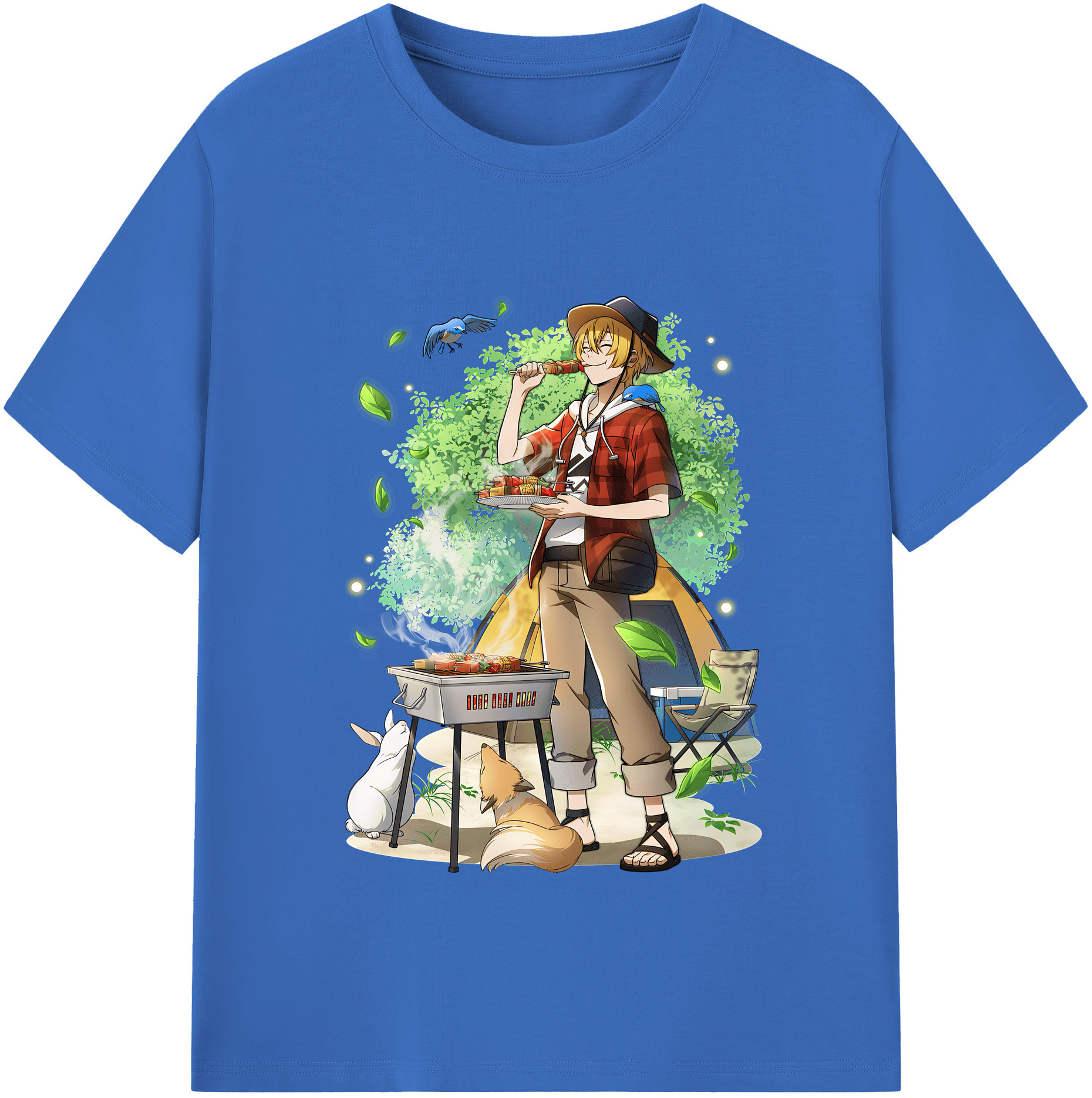 （画像用） 文豪ストレイドッグス Bungo Stray Dogs 綿100％半袖Tシャツ（フロントプリント）