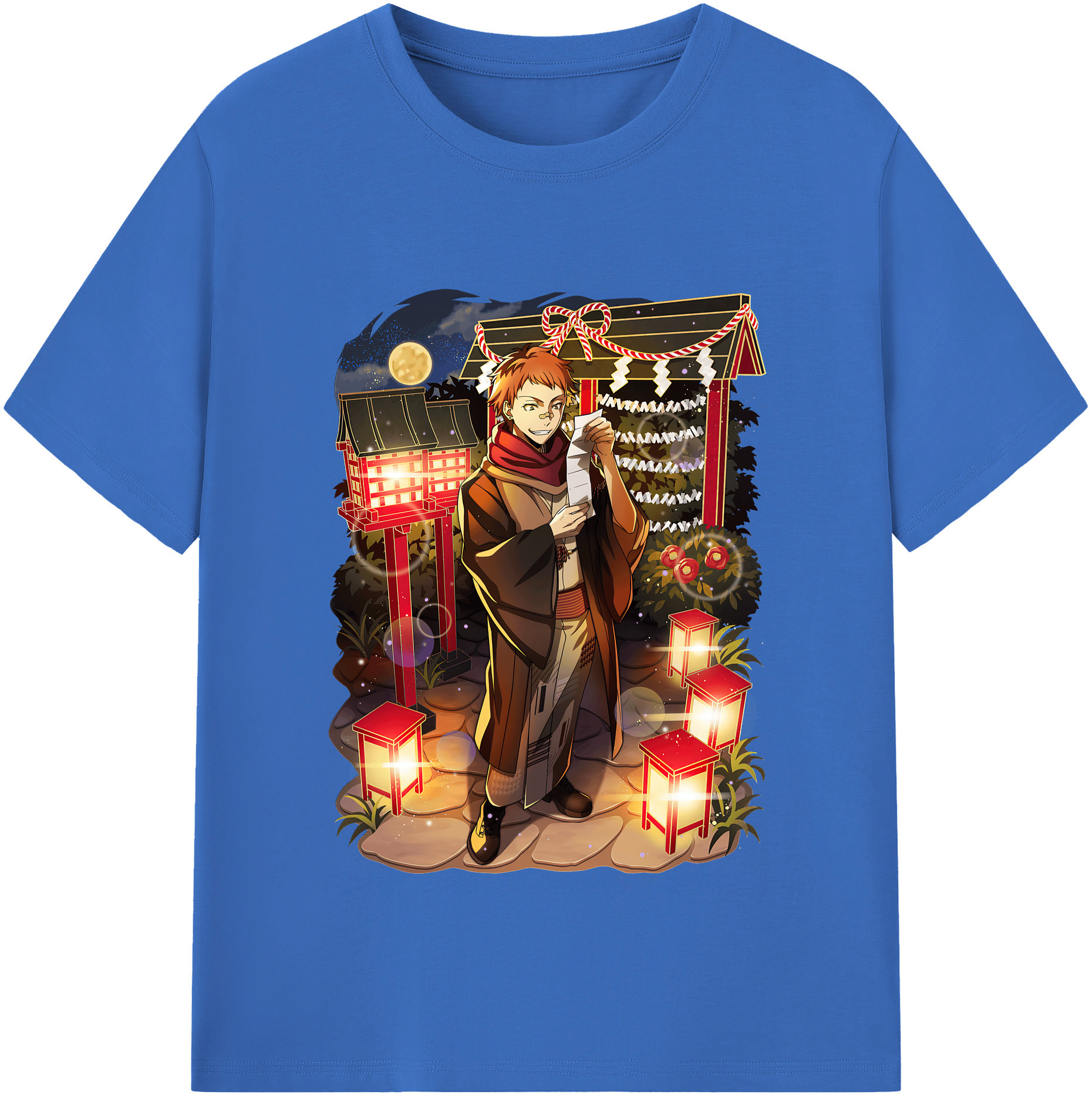 （画像用） 文豪ストレイドッグス Bungo Stray Dogs 綿100％半袖Tシャツ（フロントプリント）